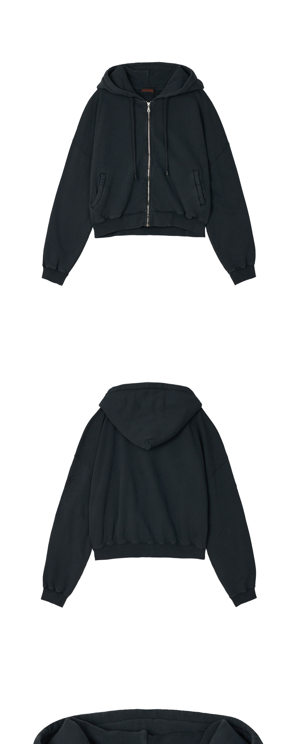 LU'UDAN Washed Zip Ho STYLE | KREAM