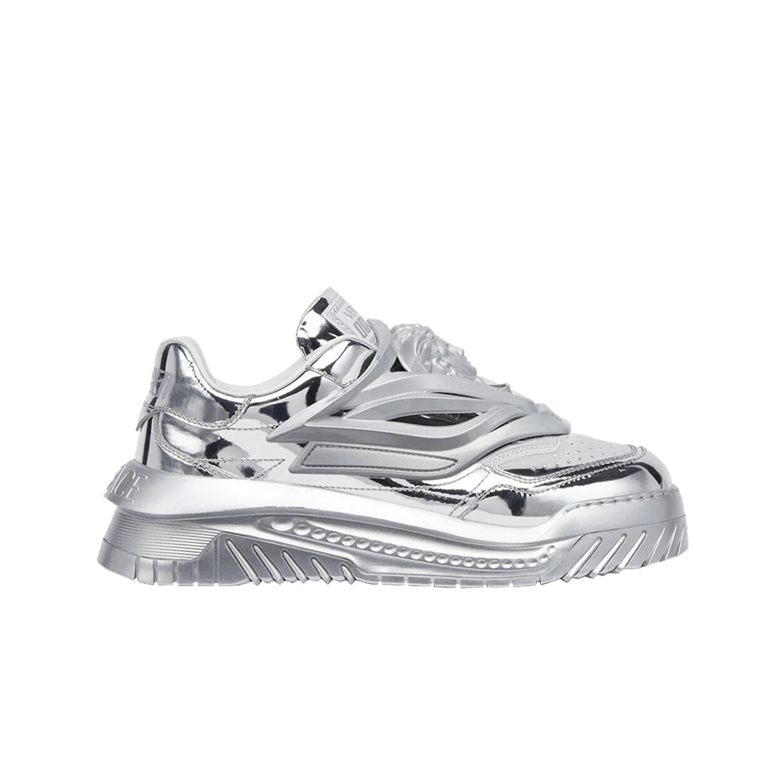 베르사체 오디세이 케이지드 러버 메두사 스니커즈 실버(Versace Odissea Caged Rubber Medusa Sneaker Silver) - 1