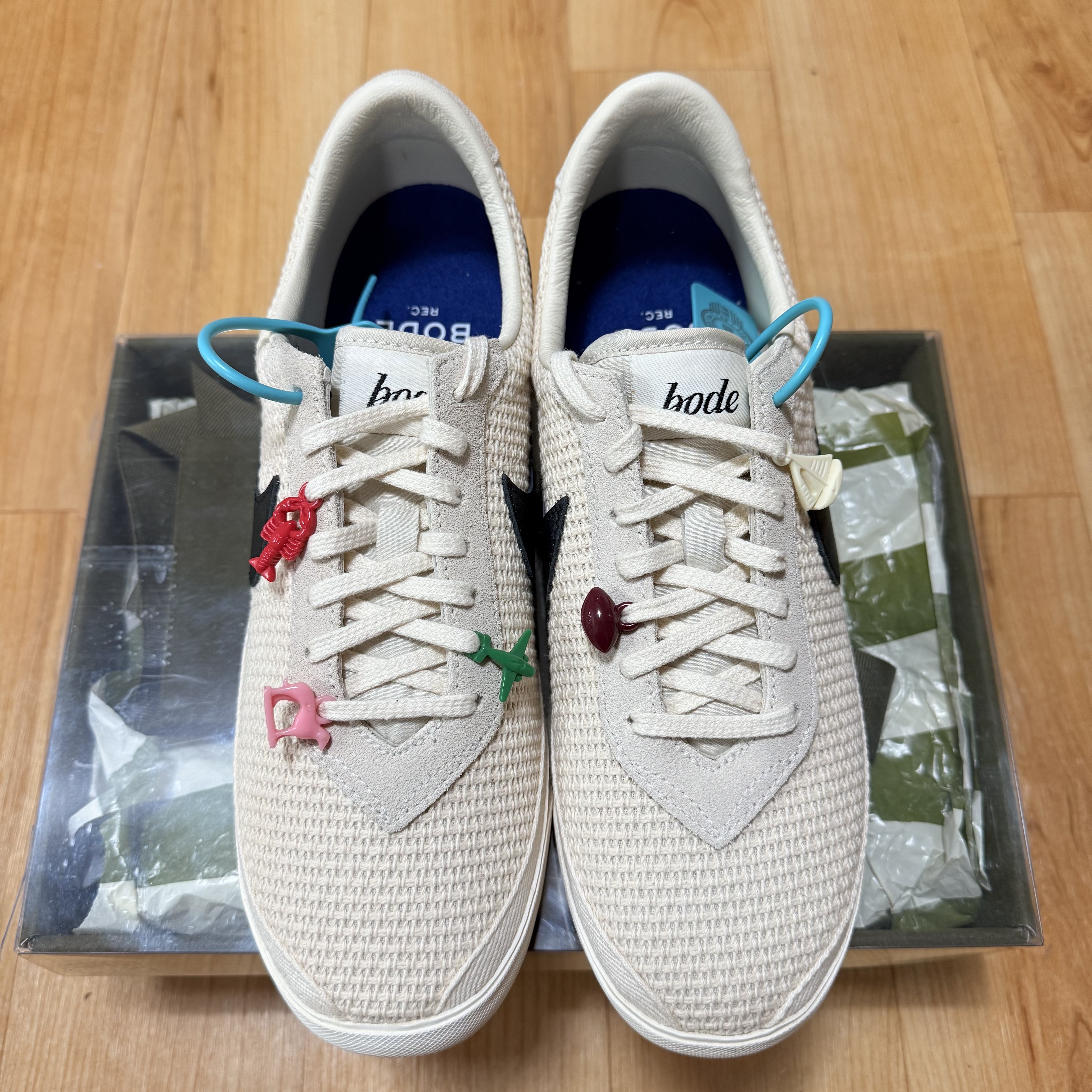 Nike x Bode Astrograbber SP Light Cream and Black 착용 스타일 - 1