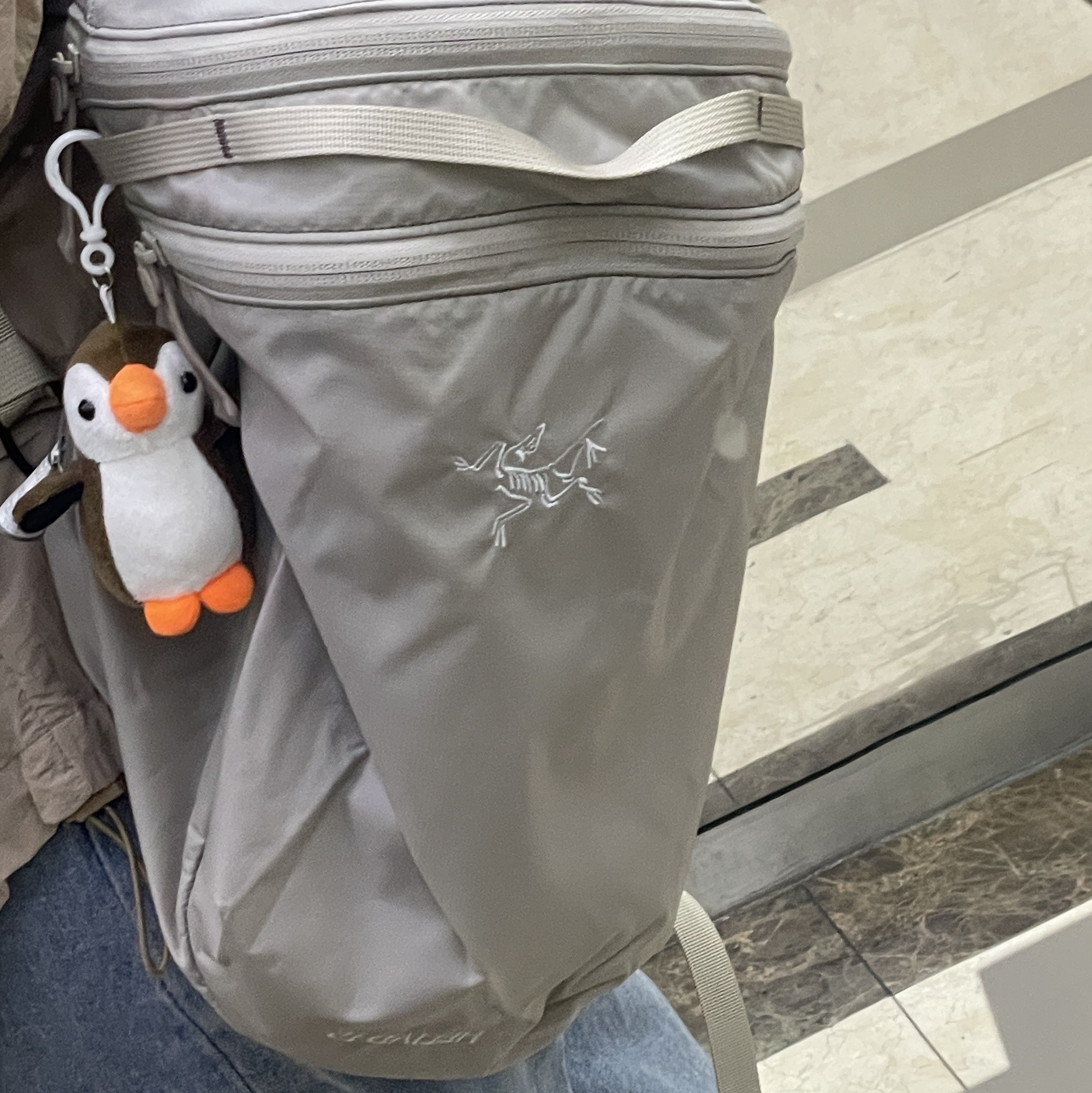 Arc'teryx Heliad 15 Backpack Rune 착용 스타일 - 2