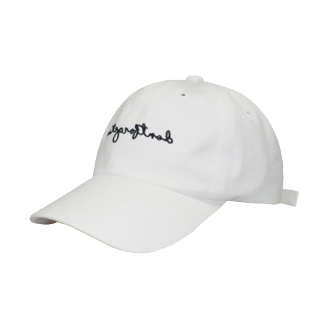 돈포겟미 스크립트2 볼캡 화이트(DONTFORGETME Script 2 Strap White)