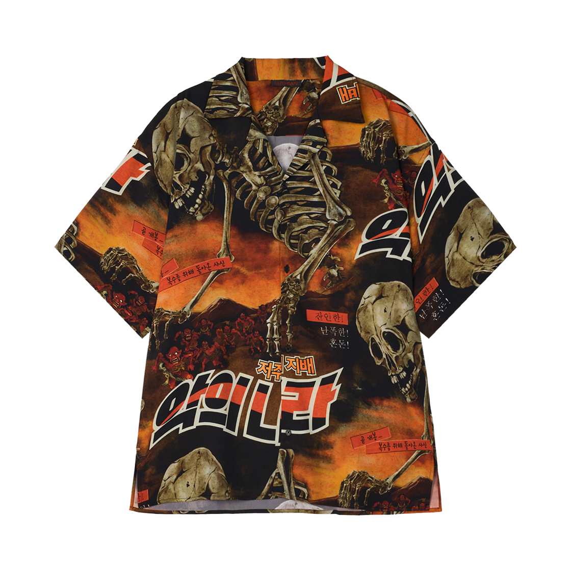 루단 슬리즈 셔츠 리퍼 무비 - 25SS(LU'UDAN Sleaze Shirt Reaper Movie - 25SS)
