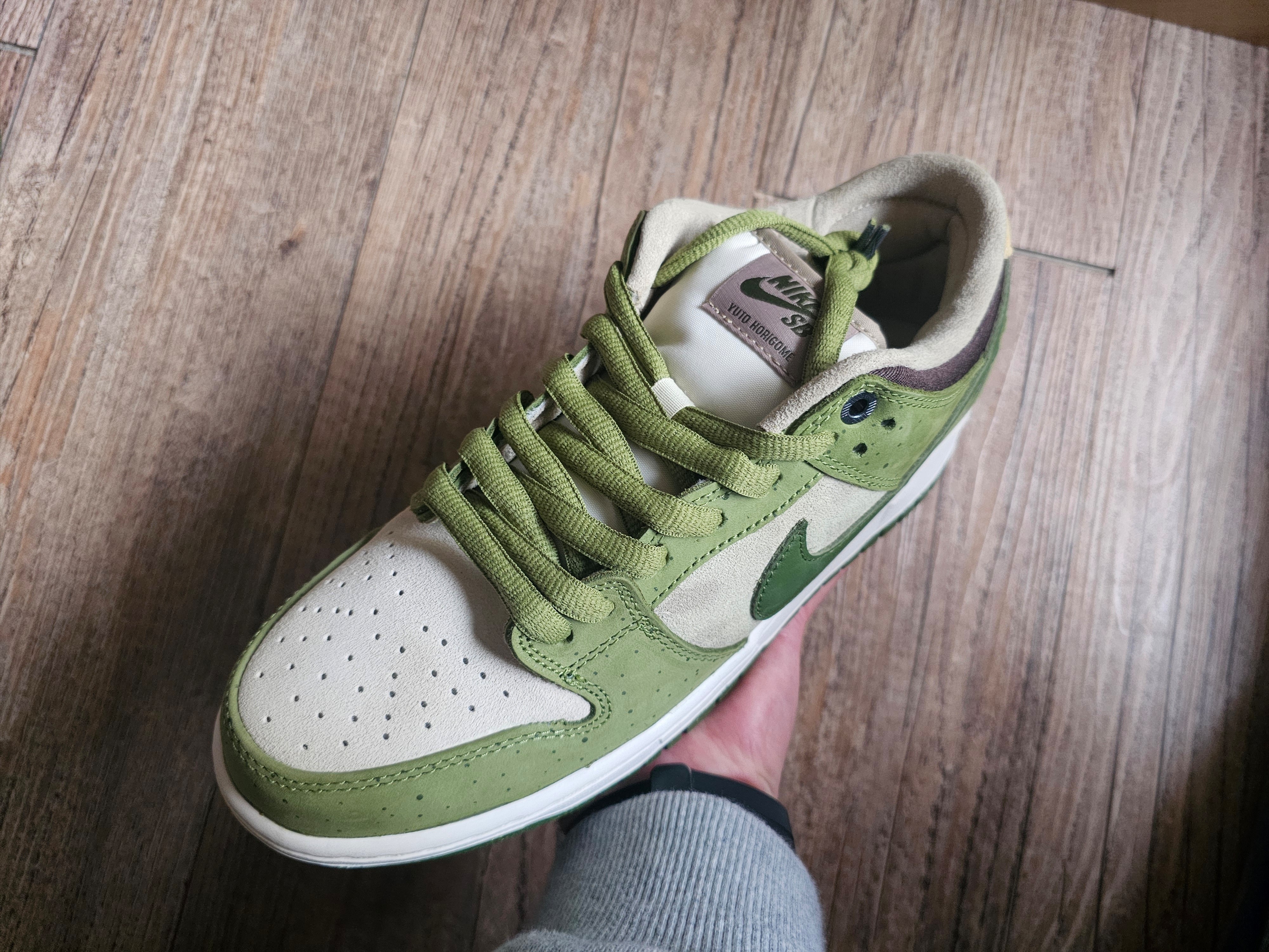 Nike x Yuto Horigome SB Dunk Low Matcha 착용 스타일 - 3