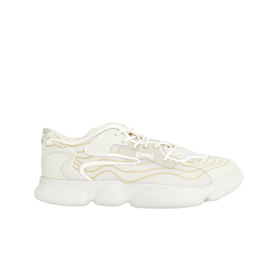 K100992-006 Camper Karst Recycles Pet Sneakers Ivory