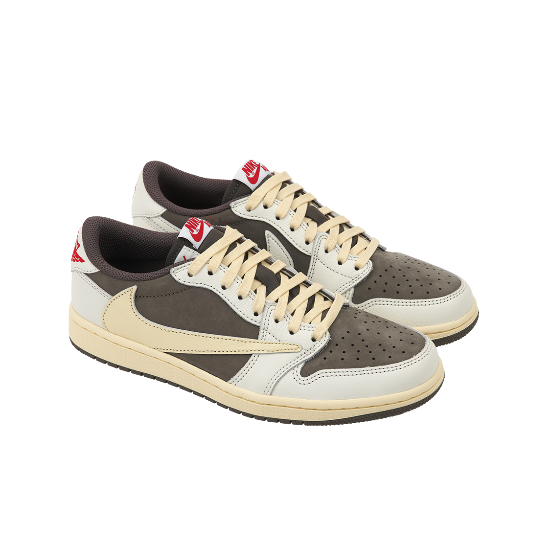DM7866-162 Jordan 1 x Travis Scott Retro Low OG SP Sail and Ridgerock - #4