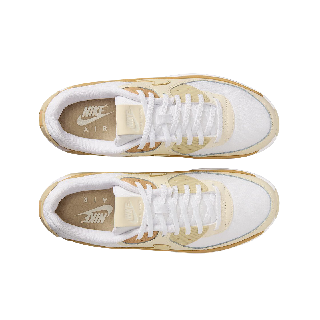(W) 나이키 에어맥스 90 LV8 화이트 클럽 골드((W) Nike Air Max 90 LV8 White Club Gold) - 2
