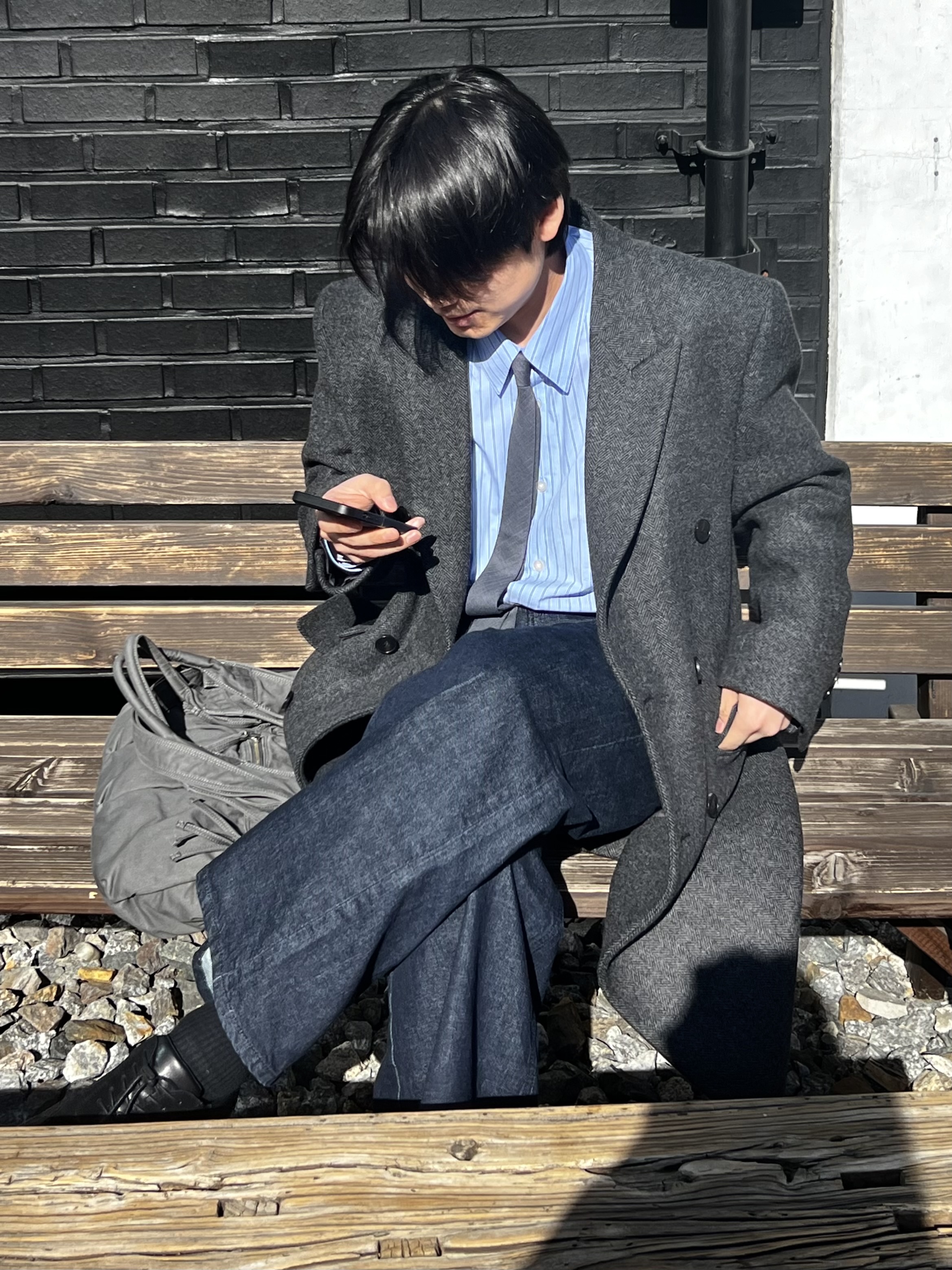 Pemont Square Black 착용 스타일 - 1