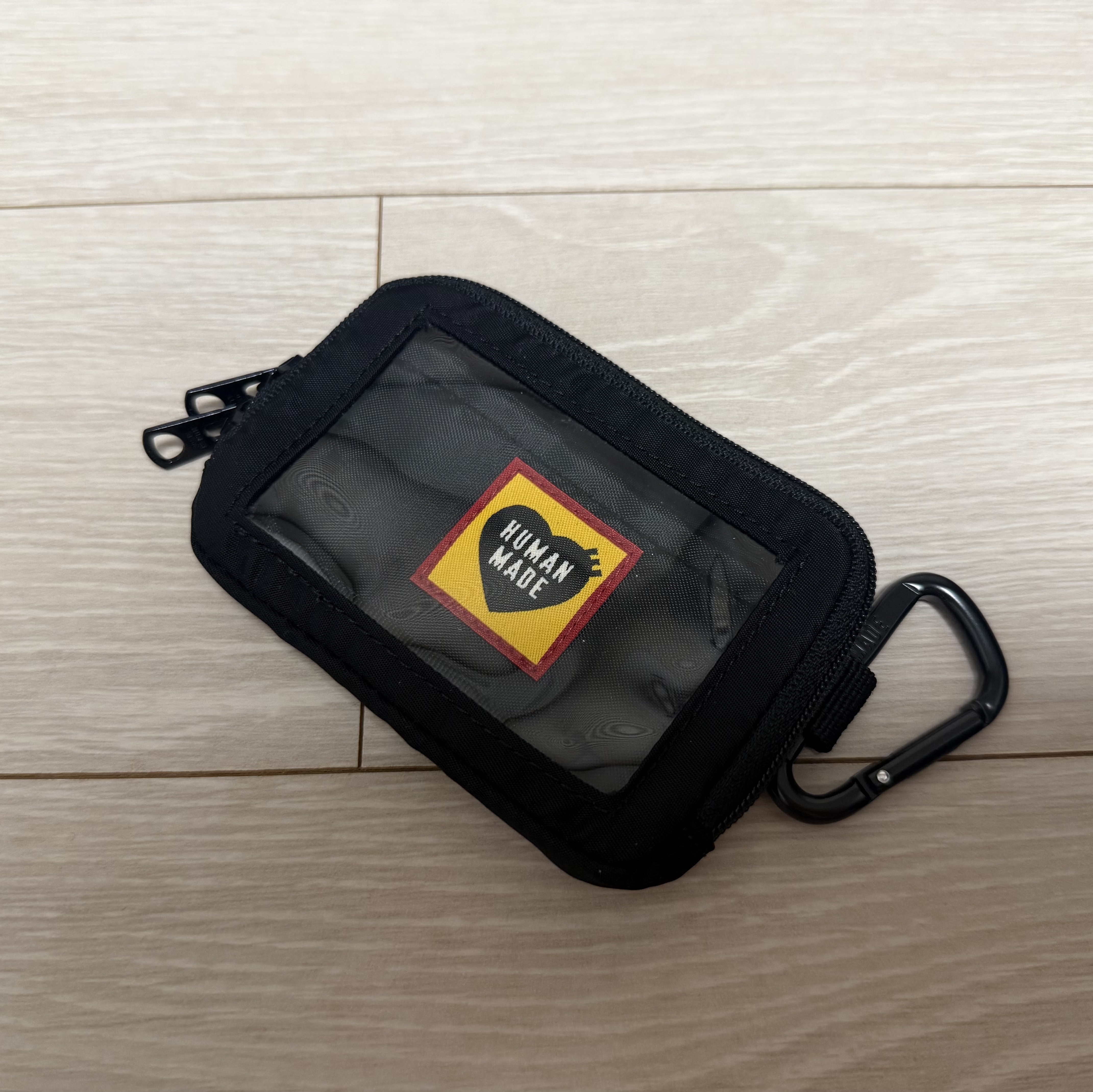 Human Made Military Card Case Black 착용 스타일