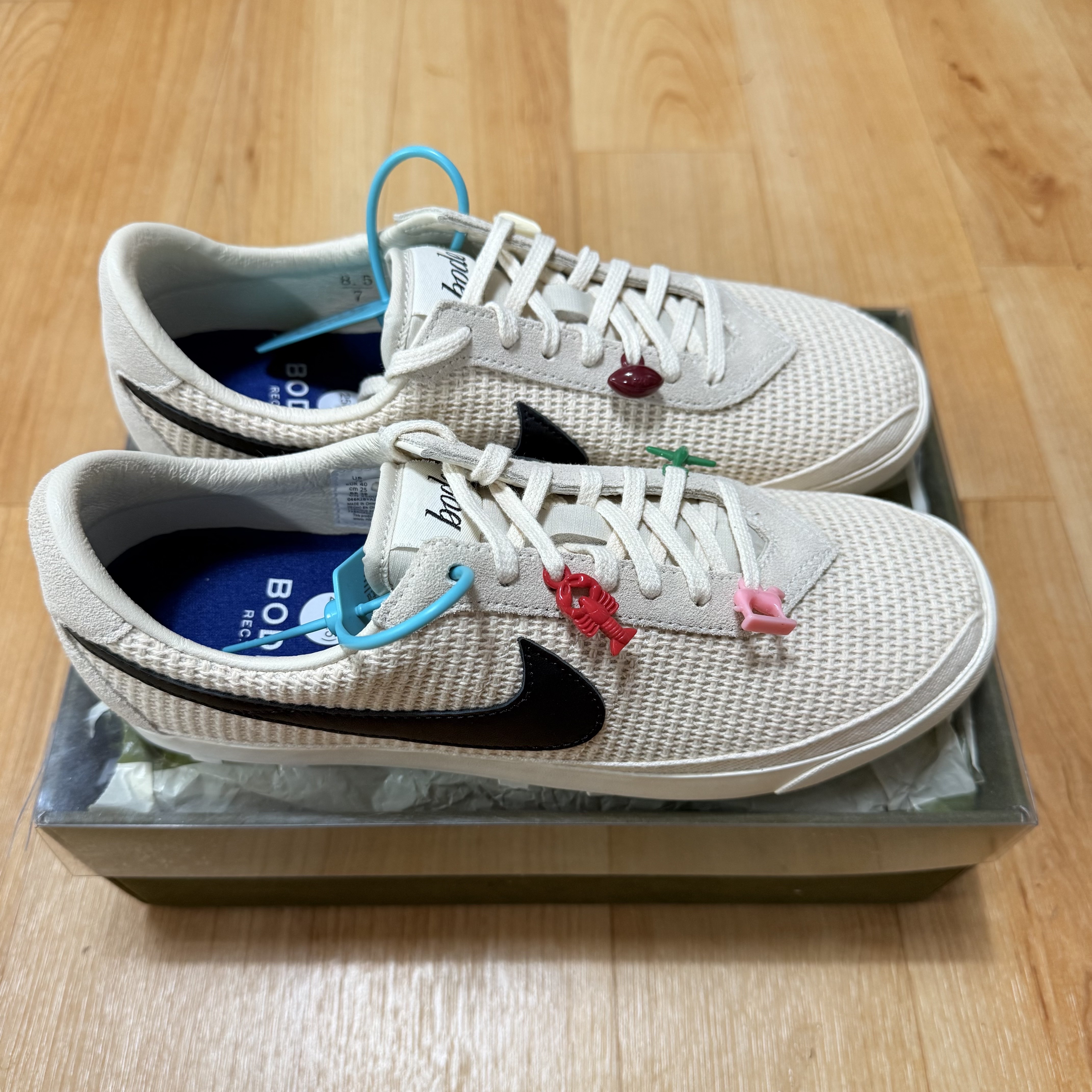 Nike x Bode Astrograbber SP Light Cream and Black 착용 스타일 - 4