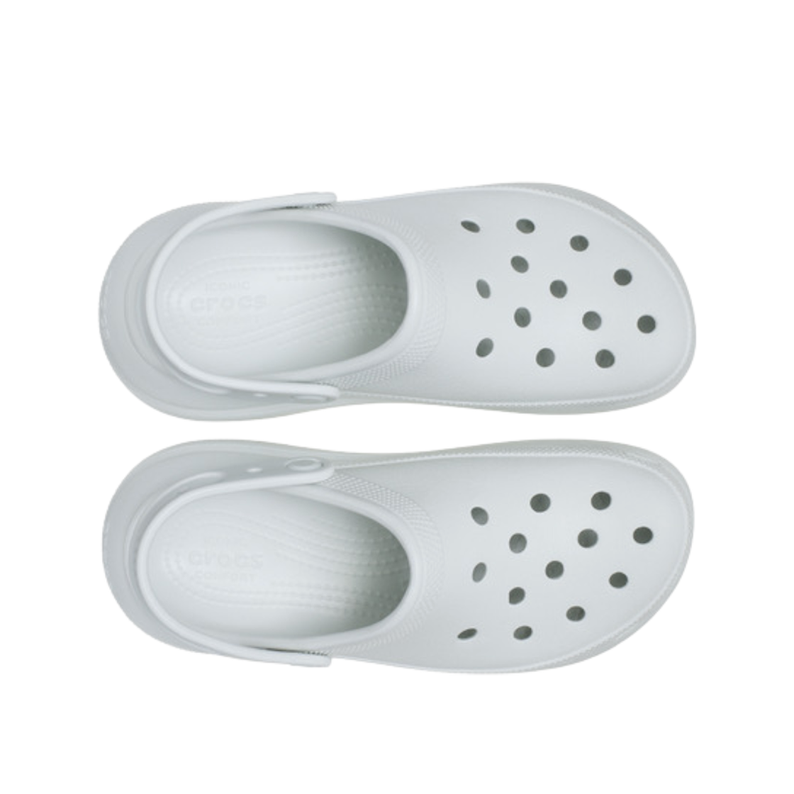 207521-1NK Crocs Classic Crush Clog Moonlight Grey - #2