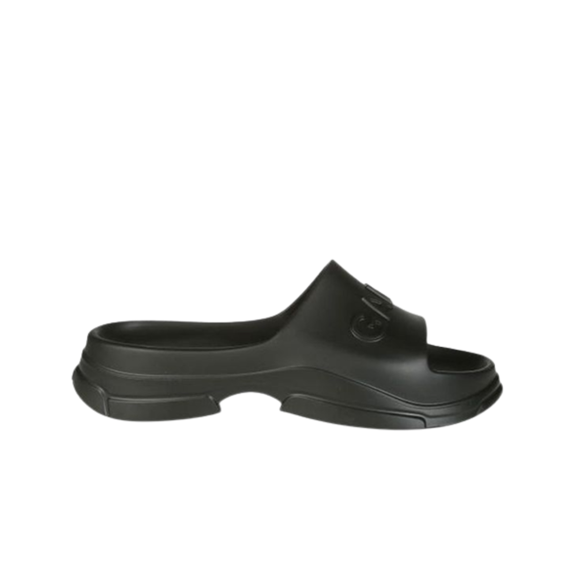 (W) 가니 풀 슬라이드 샌들 블랙((W) Ganni Pool Slide Sandals Black)