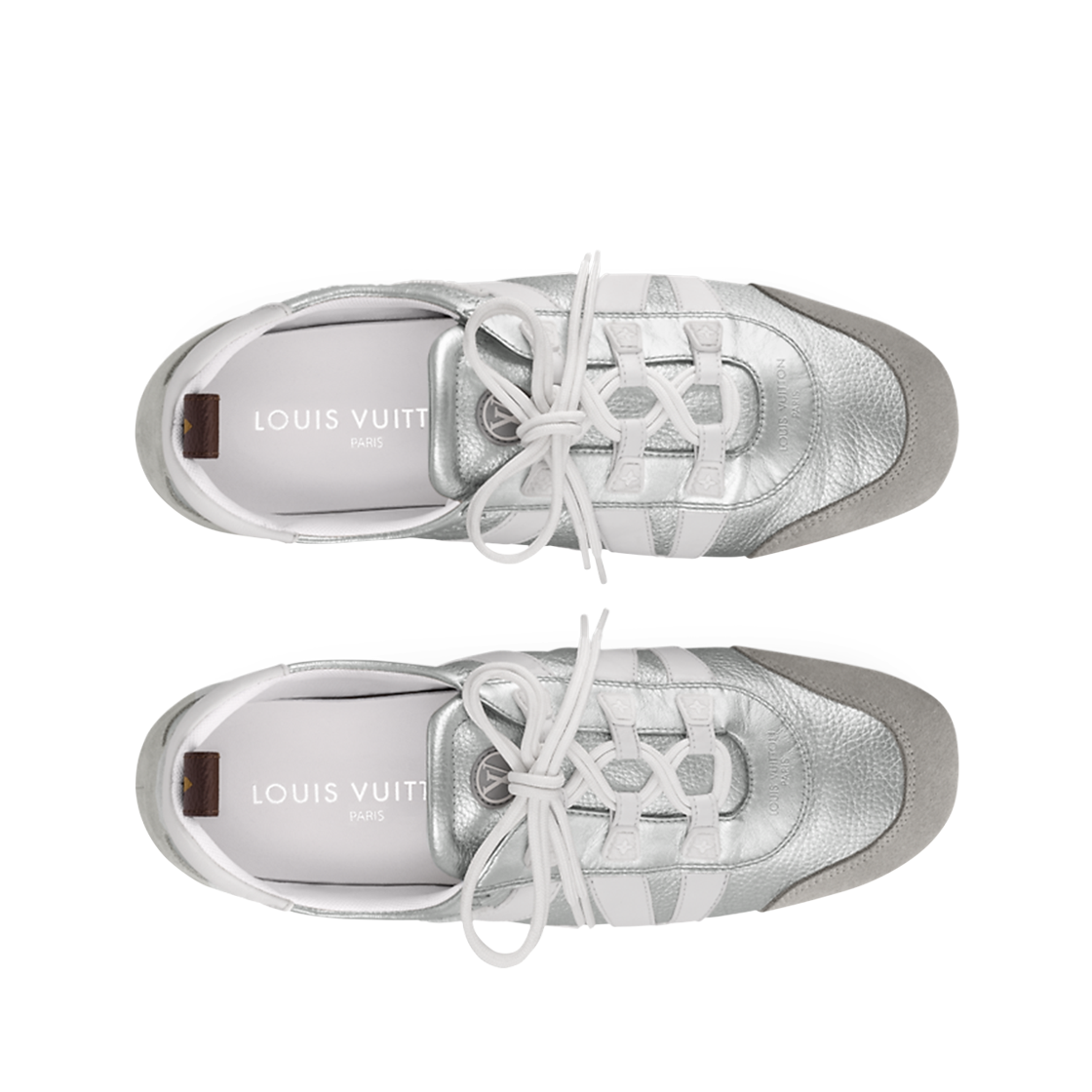 (W) 루이비통 LV 스니커리나 실버((W) Louis Vuitton LV Sneakerina Silver) - 2