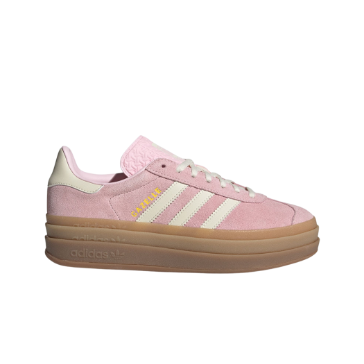 (W) Adidas Gazelle Bold Clear Pink Cream White