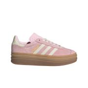 (W) Adidas Gazelle Bold Clear Pink Cream White