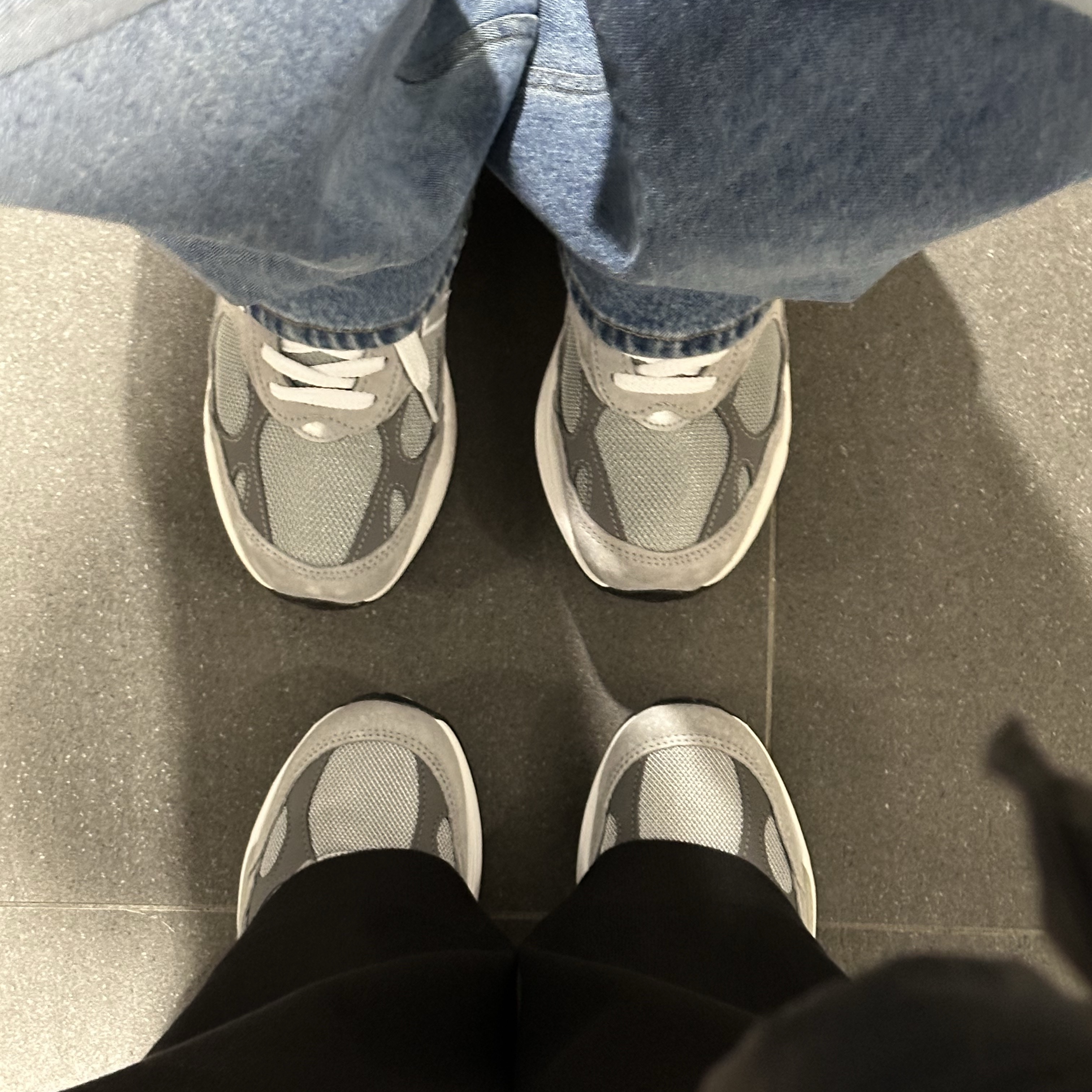 New Balance 992 Made in USA Grey - D Standard, New Balance 993 Made in USA Grey - D Standard 착용 스타일