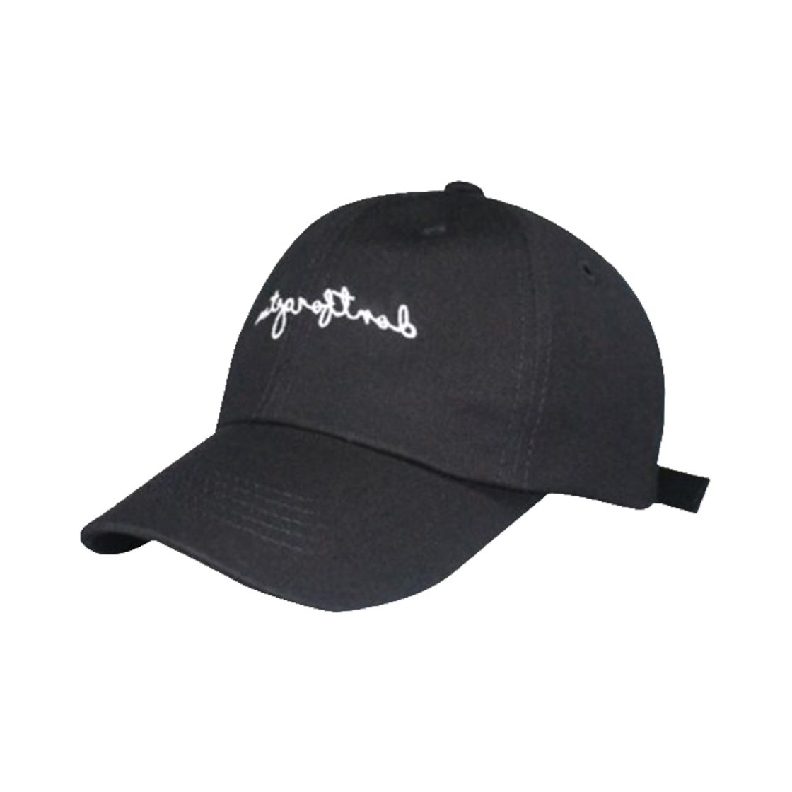 돈포겟미 스크립트2 볼캡 블랙(DONTFORGETME Script 2 Strap Black)