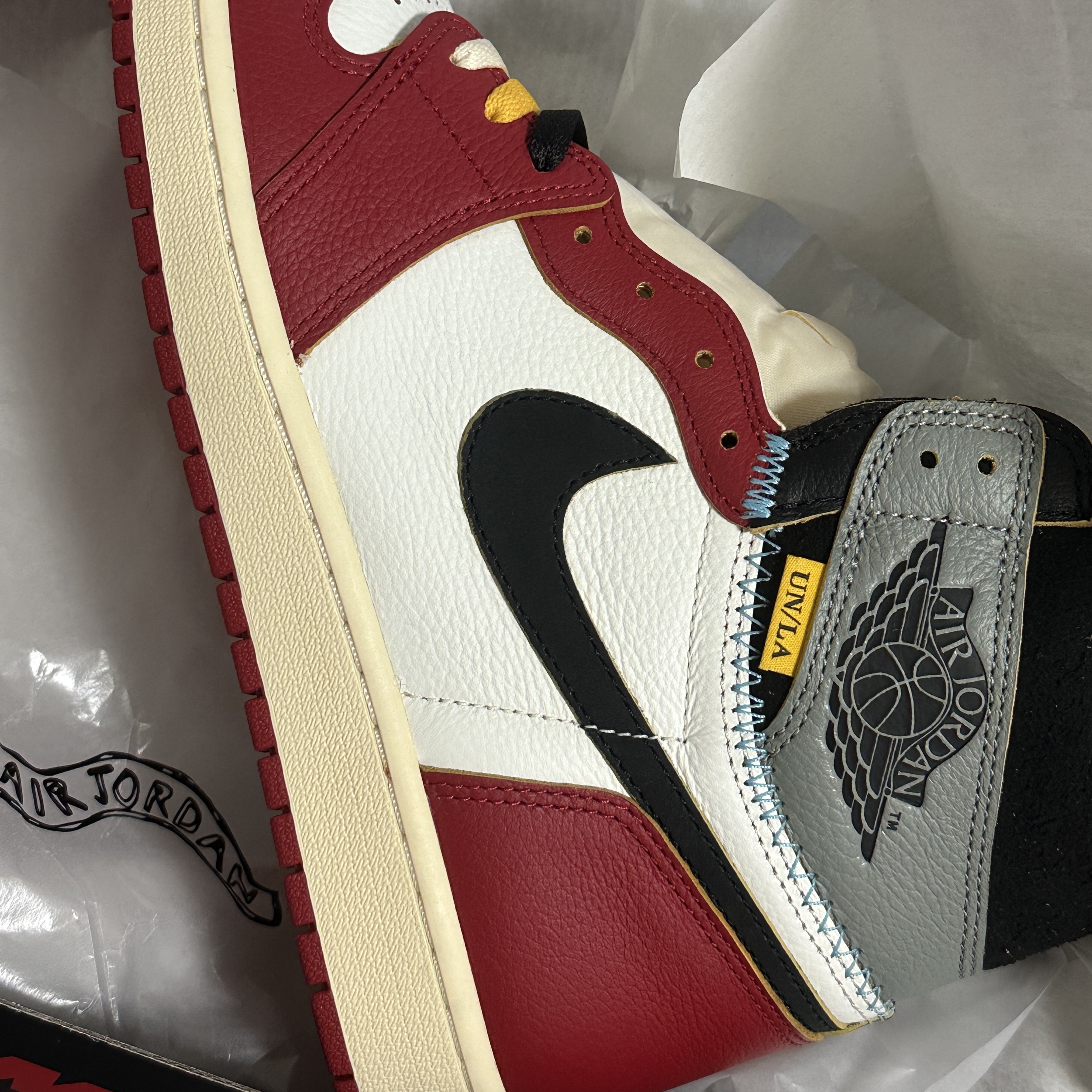 Jordan 1 x Union Retro High OG Chicago Shadow 착용 스타일