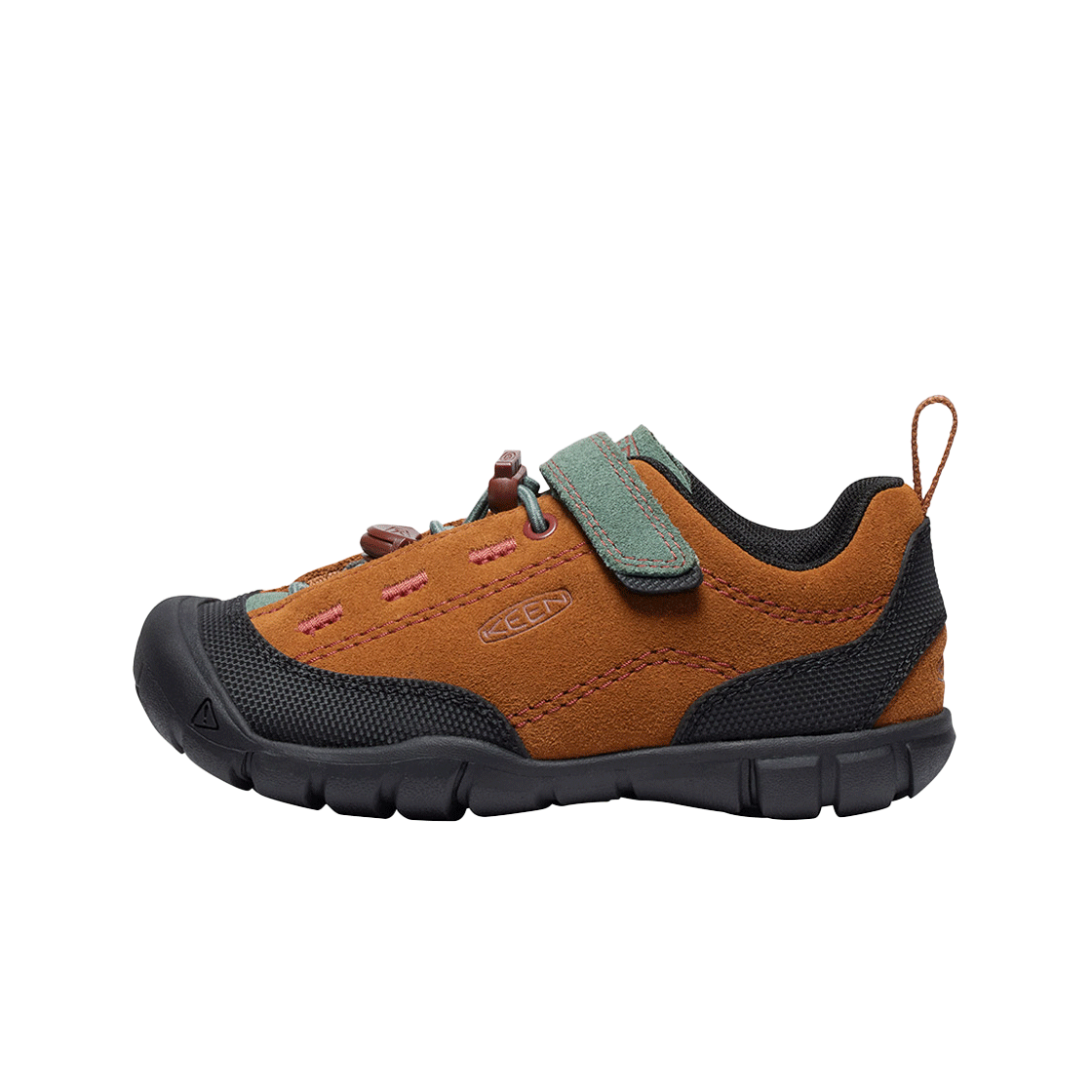 킨 재스퍼 II 밝은 브라운 주니어 스니커즈(Keen Youth Jasper Ii Keen Maple Dark Forest) - 2