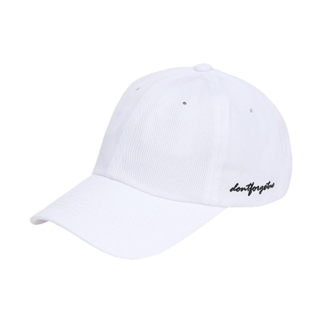 돈포겟미 스크립트 볼캡 화이트(DONTFORGETME Script Strap White)