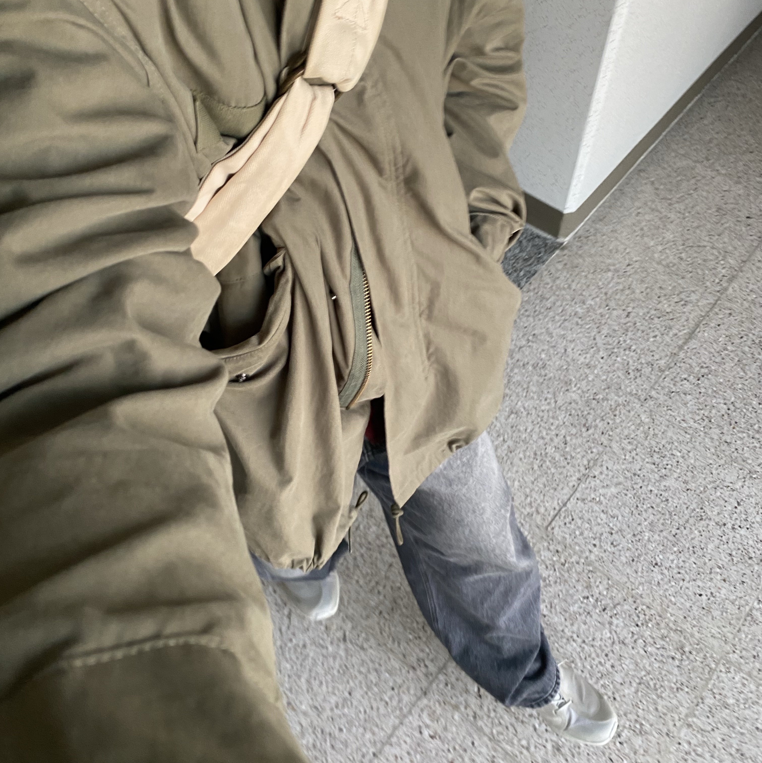 Freak's Store M-65 Short Mods Coat Liner Set Olive, Kapital No.6 Canvas Little Snufkin Bag Kinari 착용 스타일 - 1