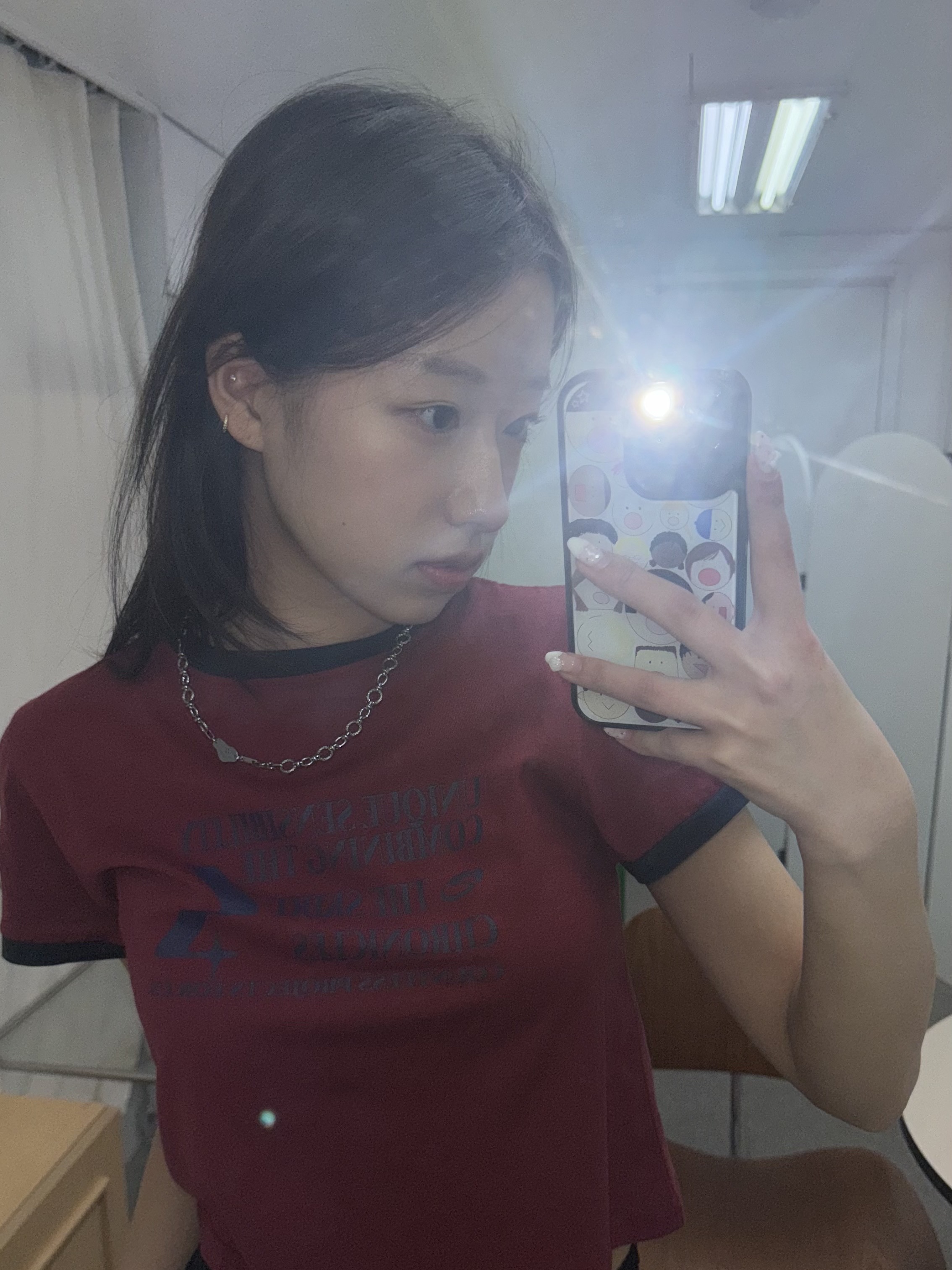 리오므 코튼 언발란스 롱 스커트 블랙, 리오므 코튼 언발란스 롱 스커트 아이보리 착용 스타일 - 4