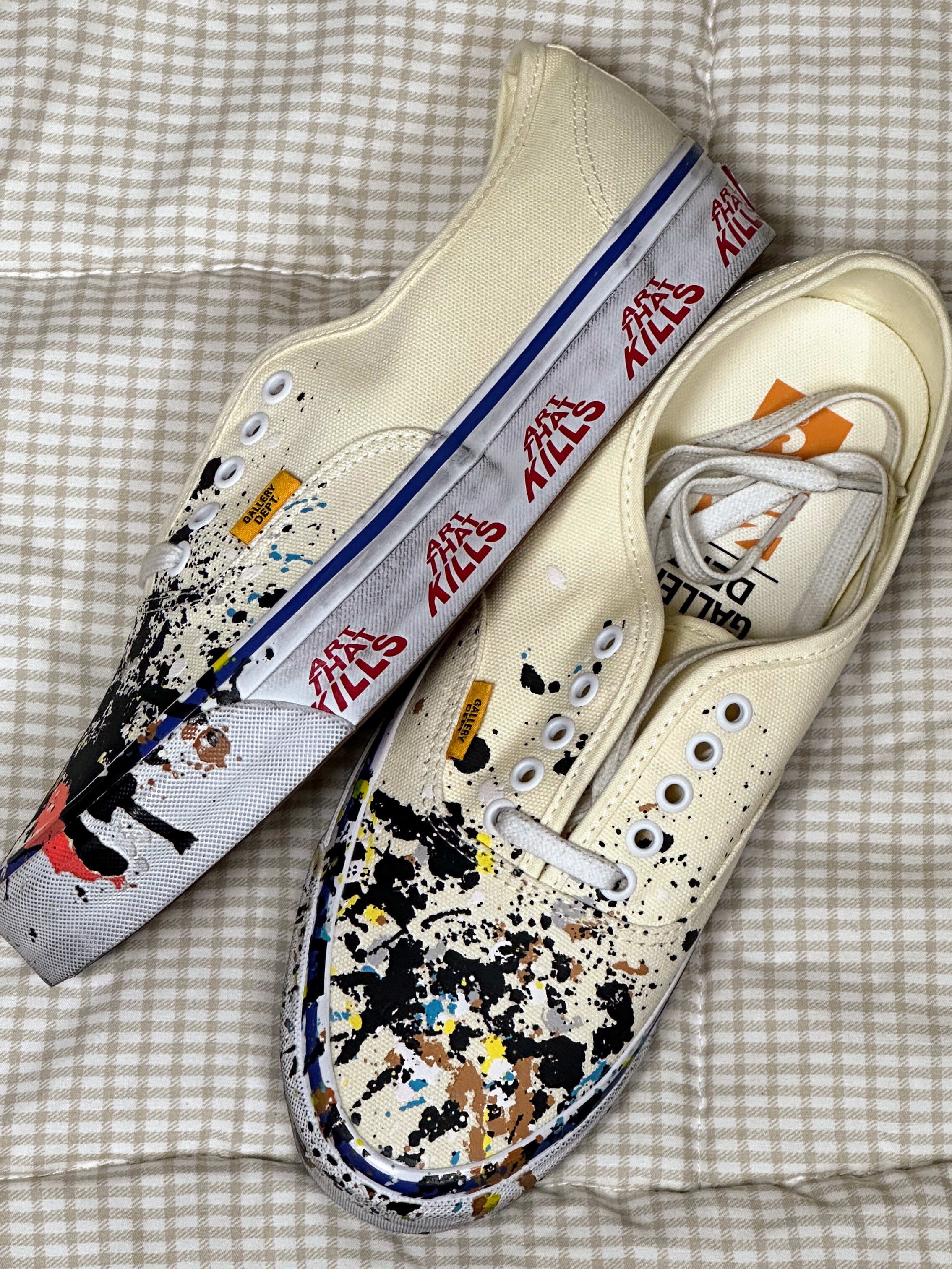 Vans x Gallery Dept. Authentic Reissue 44 Art That Kills 착용 스타일