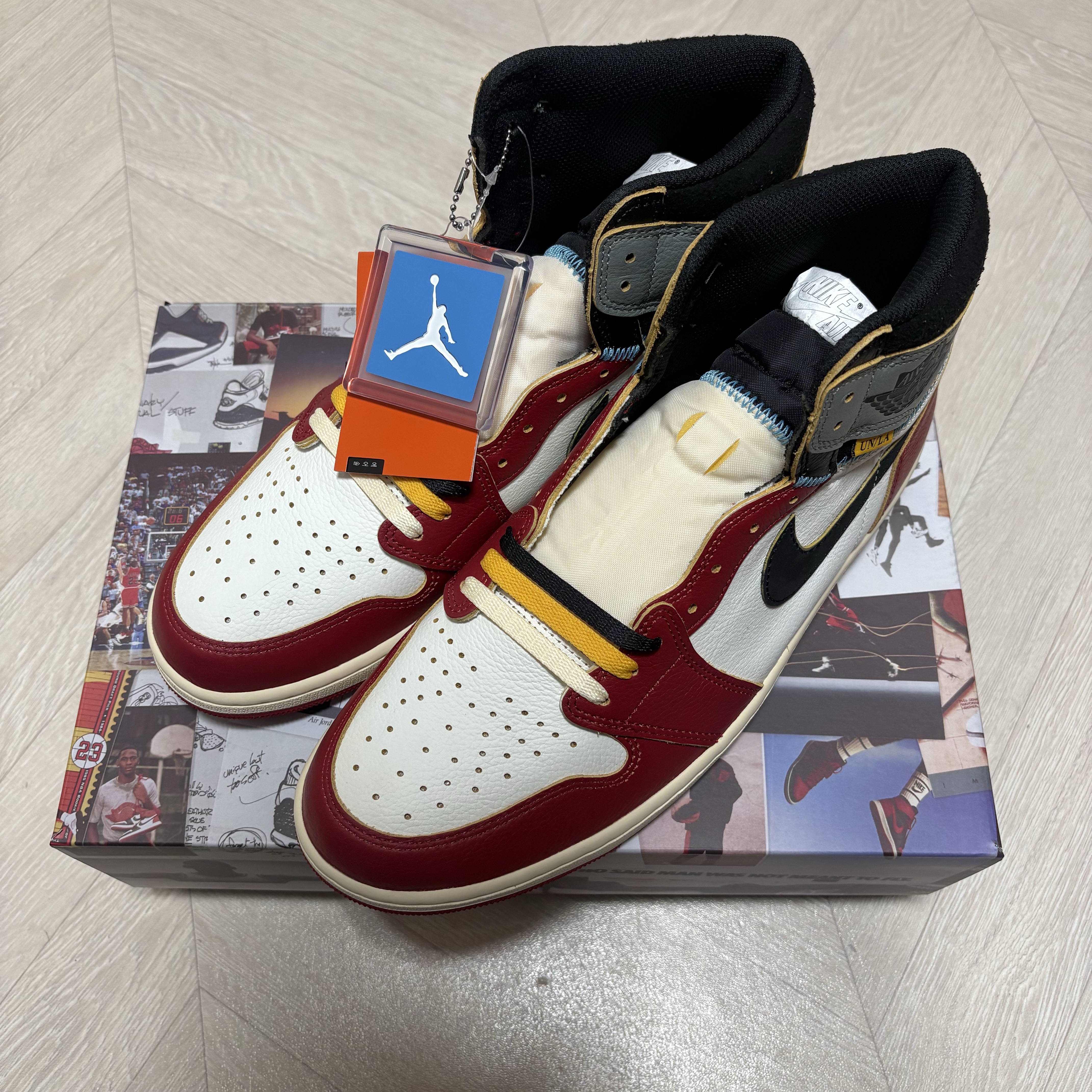 Jordan 1 x Union Retro High OG Chicago Shadow 착용 스타일