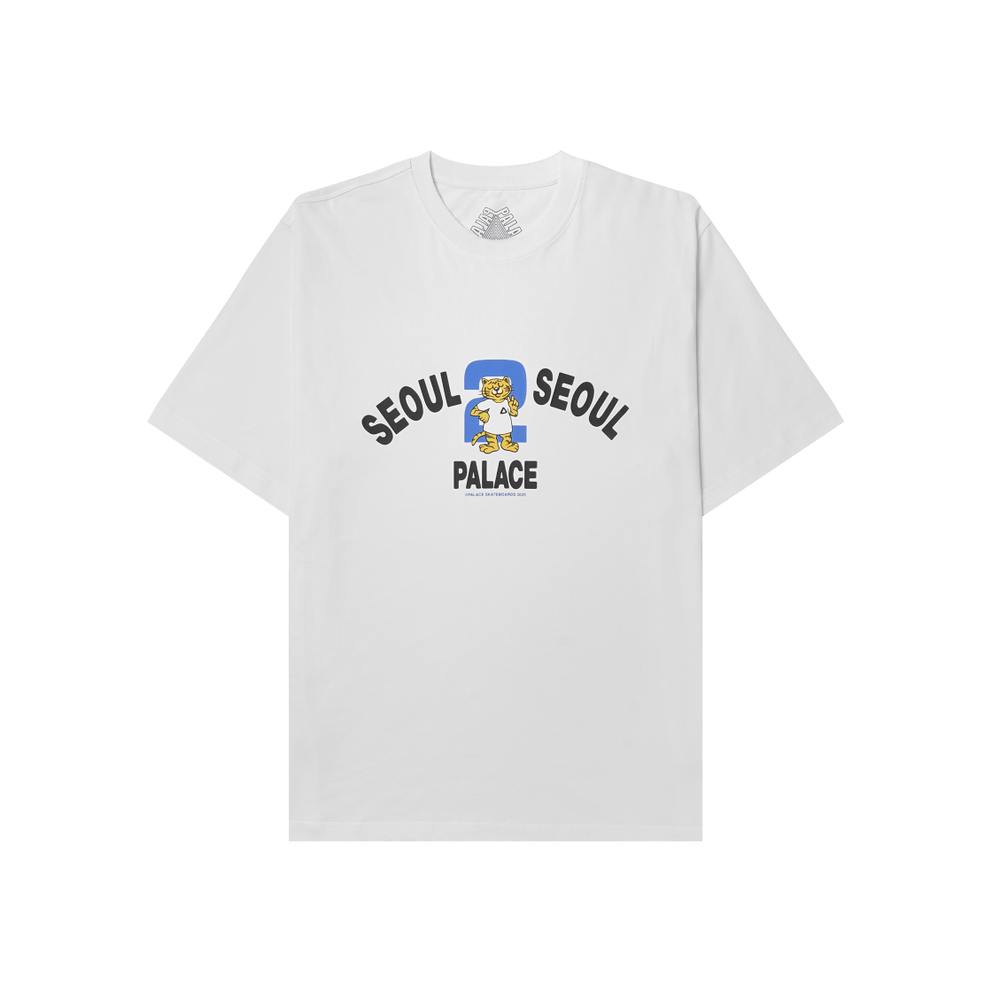 【Palace】 Seoul 2 Seoul Tri-Ferg T-Shirt Black - 25SS PALACE Seoul Exclusive Tiger Tri-Ferg T-shirt 