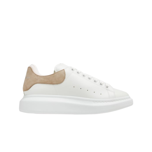 Alexander McQueen Oversized Leather Sneakers White