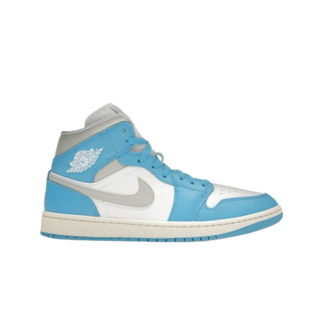 (W) 조던 1 미드 다크 파우더 블루 화이트((W) Jordan 1 Mid Dark Powder Blue White)