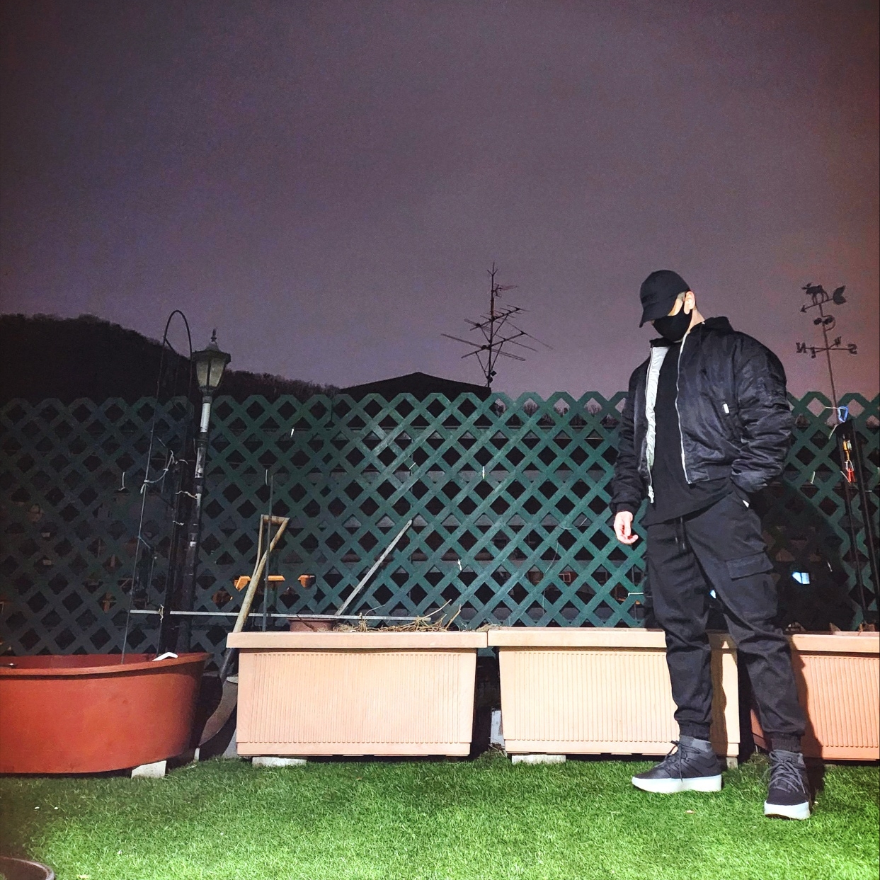 아디다스 x 피어 오브 갓 애슬레틱스 I 베스킷볼 카본 착용 스타일 - 1