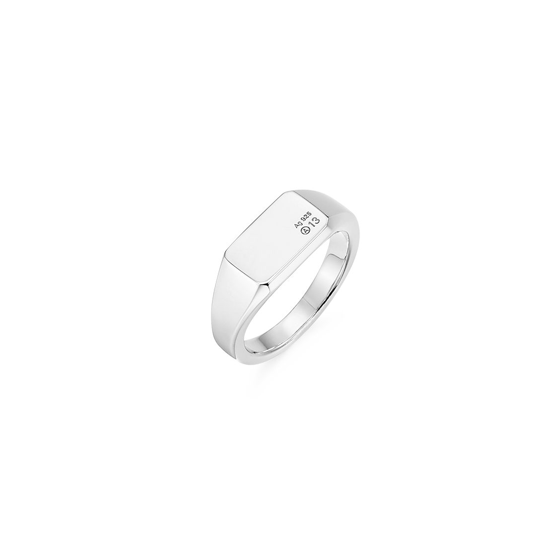 넘버링 #7402 A13 시그넷 링 실버