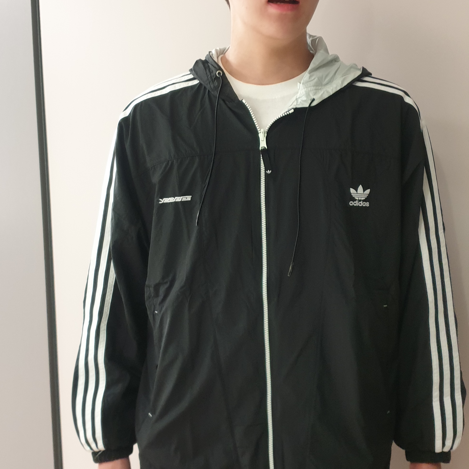 Adidas x Yeseyesee BS Jacket Black - KR Sizing 착용 스타일 - 3
