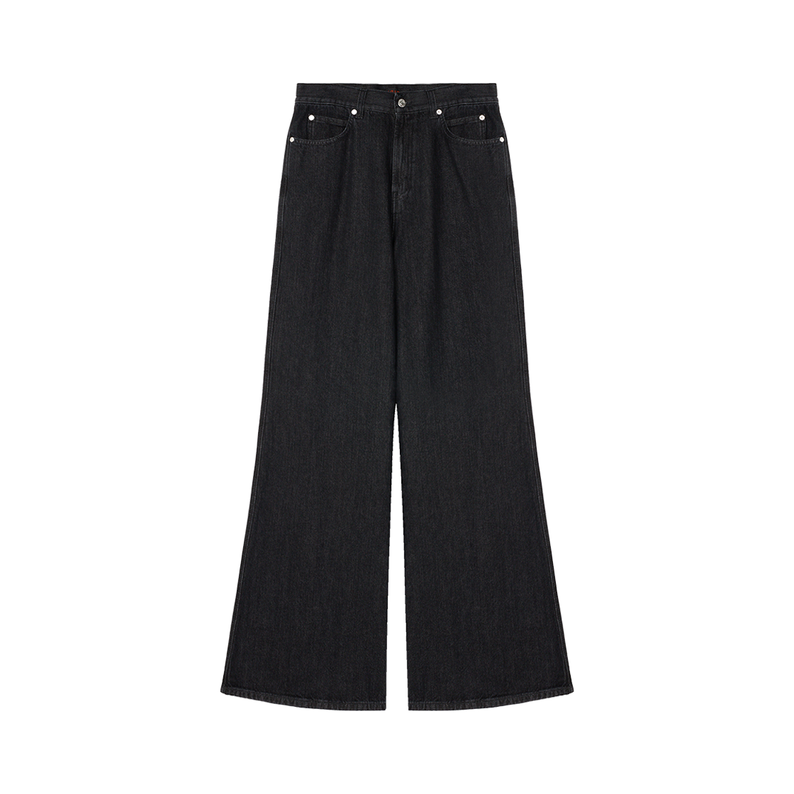 KM5BPADLU04BK LU'UDAN Denim Phat Pants Black Vintage Wash - 25SS