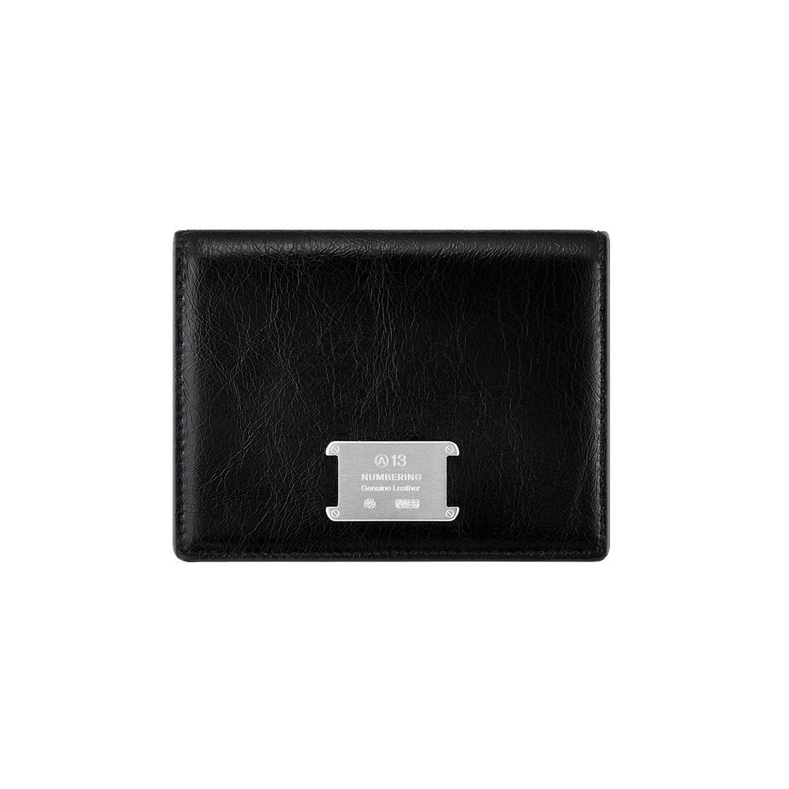 넘버링 #1058 크랙 레더 카드 월렛(NUMBERING #1058 Cracked Leather Card Wallet)