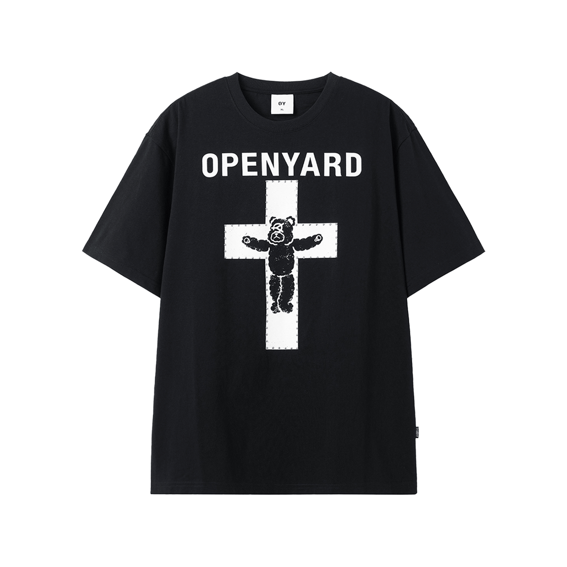 OYBES1TE034BK OY Metal Cross Odolly Tee Black - 대표 이미지 #1