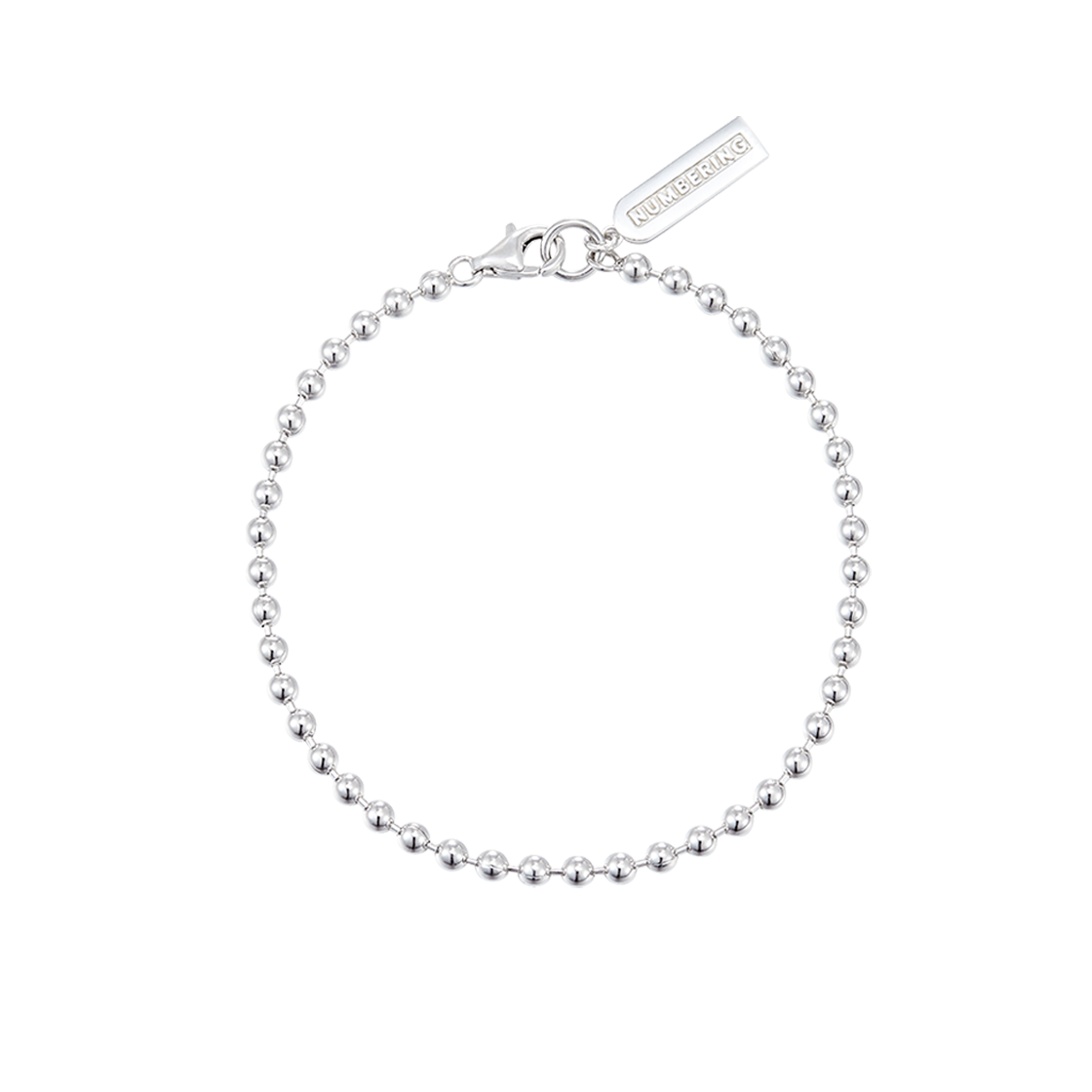 넘버링 #7910 (3mm) 볼 체인 브레이슬릿(NUMBERING #7910 (3mm) Ball Chain Bracelet)