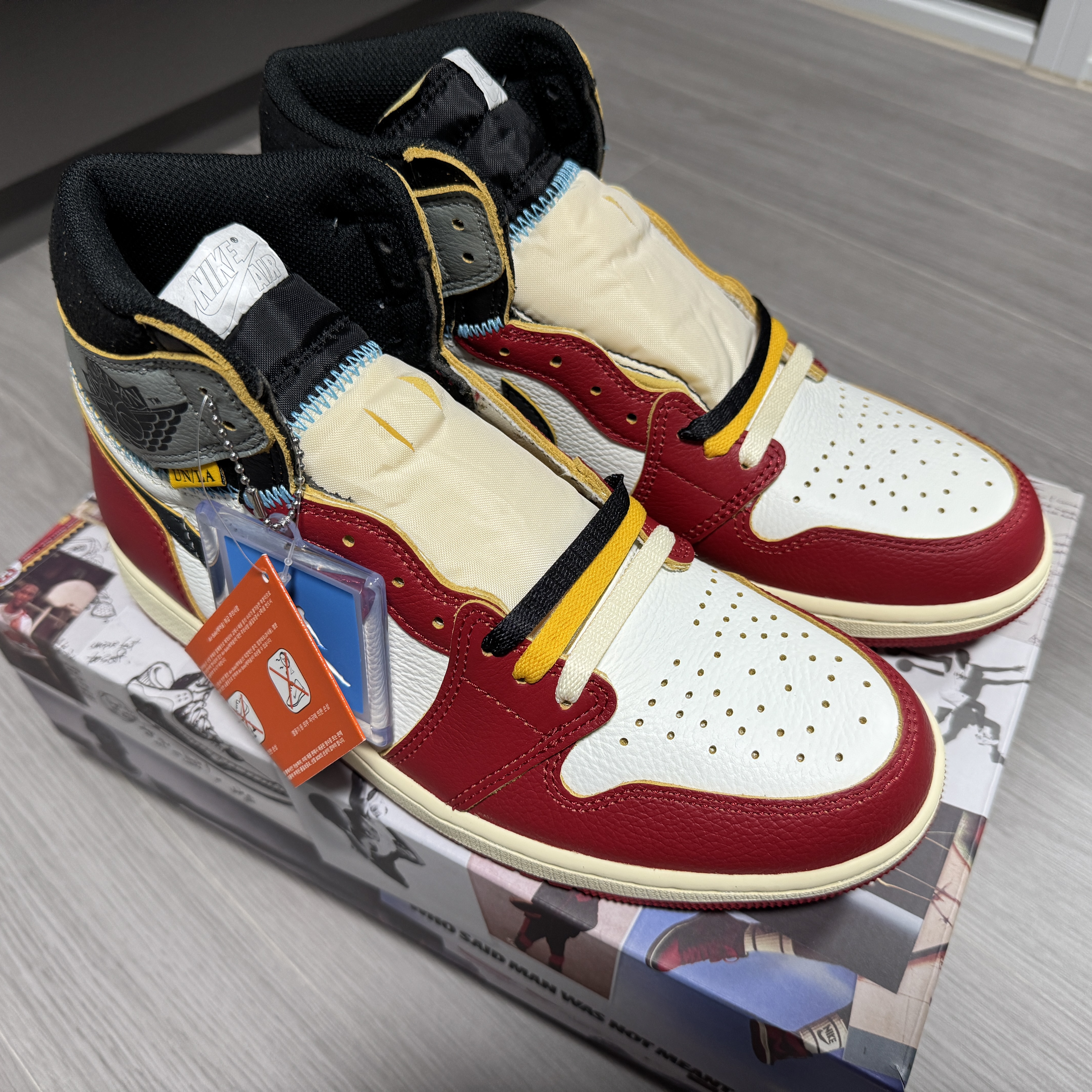 Jordan 1 x Union Retro High OG Chicago Shadow 착용 스타일