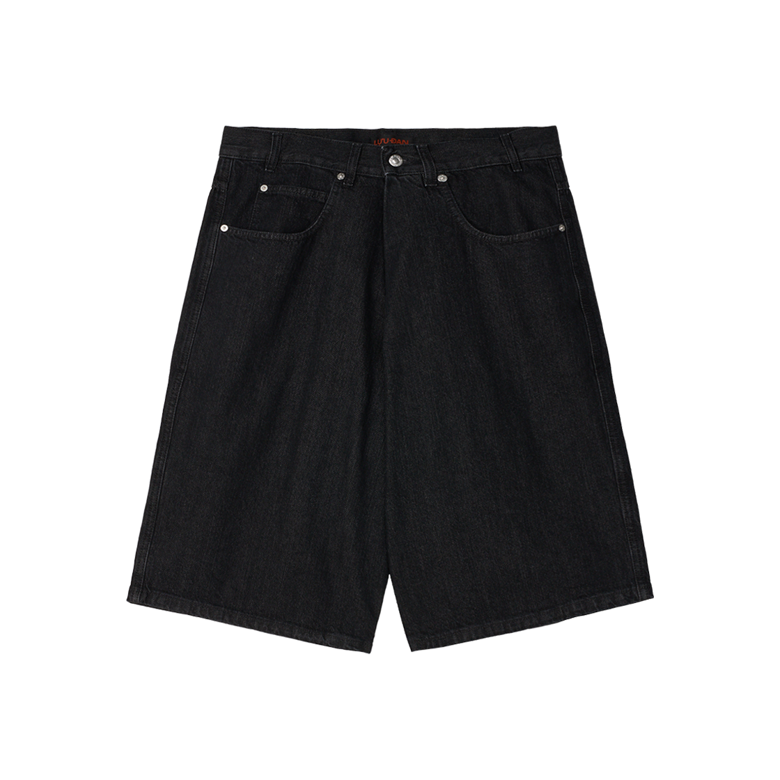루단 크리스 크로스 쇼츠 블랙 빈티지 워시 - 25SS(LU'UDAN Kriss Kross Shorts Black Vintage Wash - 25SS)