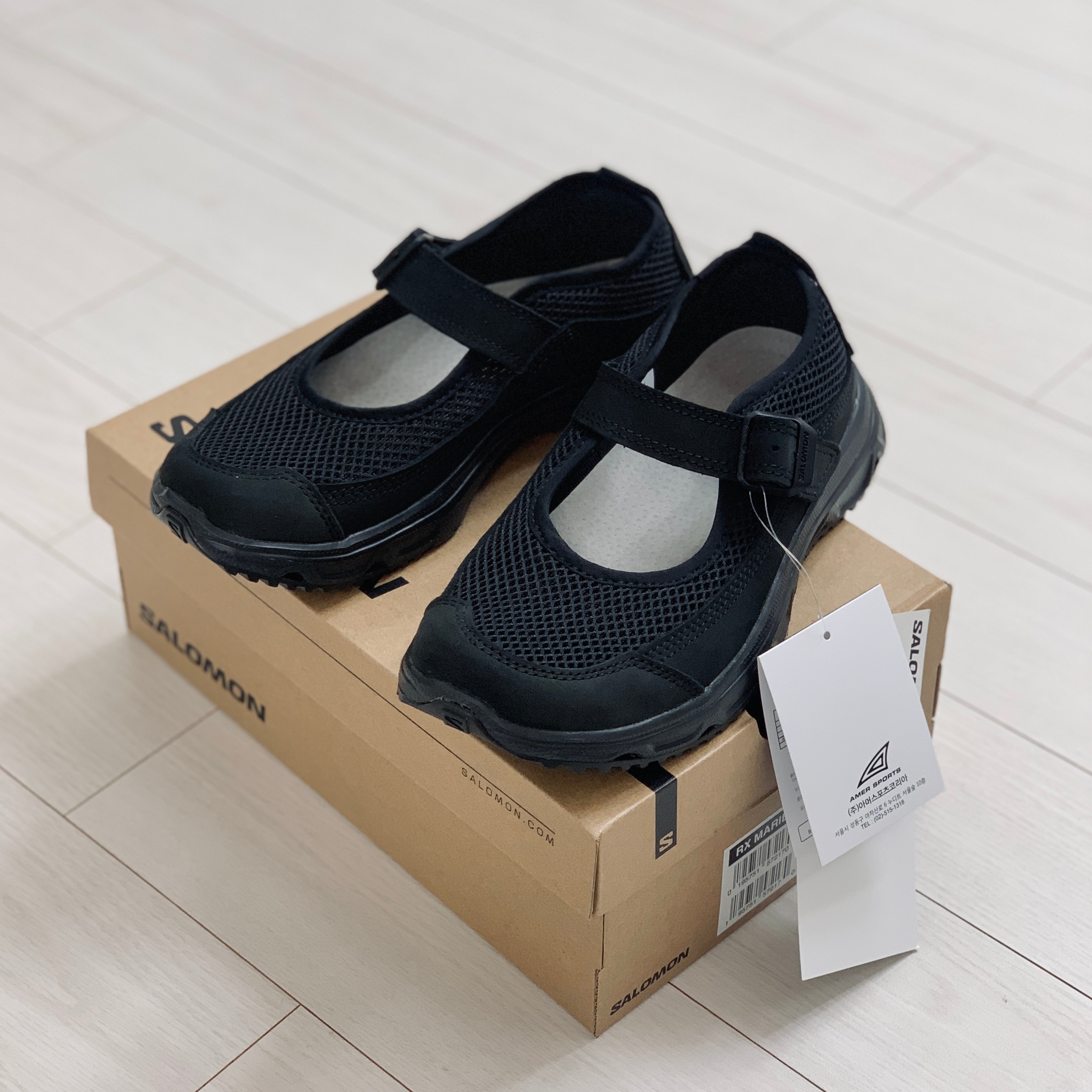 Salomon RX Marie Jeanne Black 착용 스타일