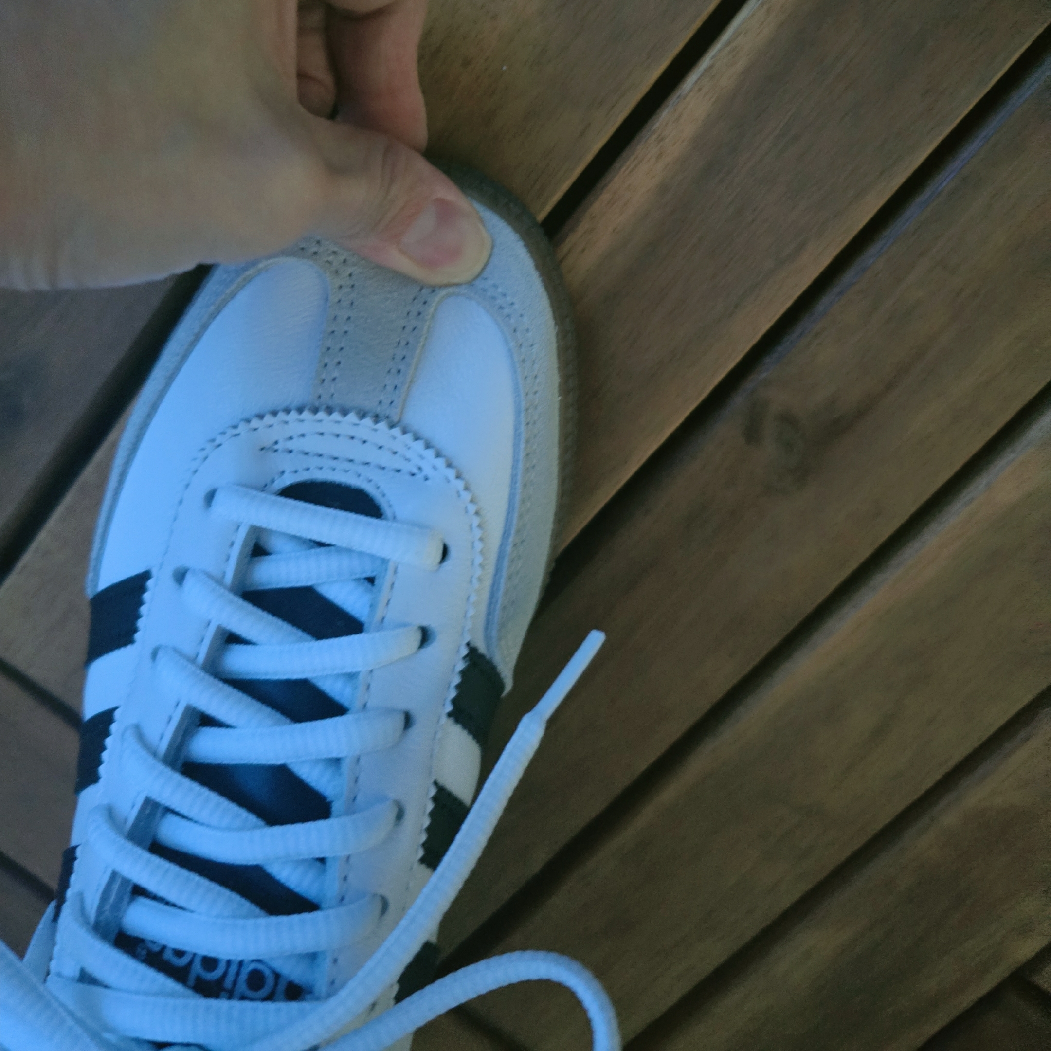 Adidas Spezial Handball White Core Black 착용 스타일 - 2