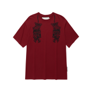 Thevinylhouse Chain Ribbon Tee Red