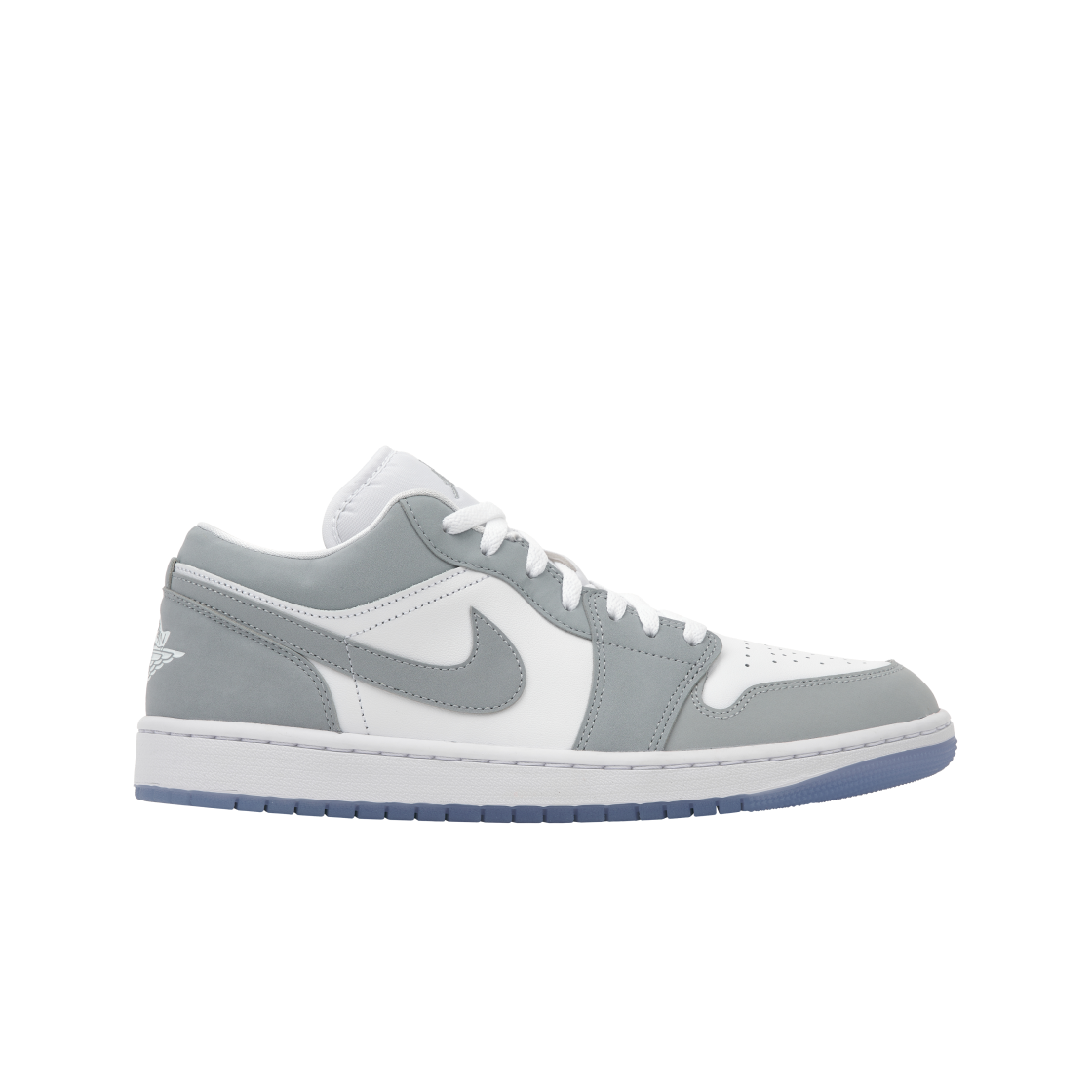 DC0774-105 (W) Jordan 1 Low White Wolf Grey - 대표 이미지 #1