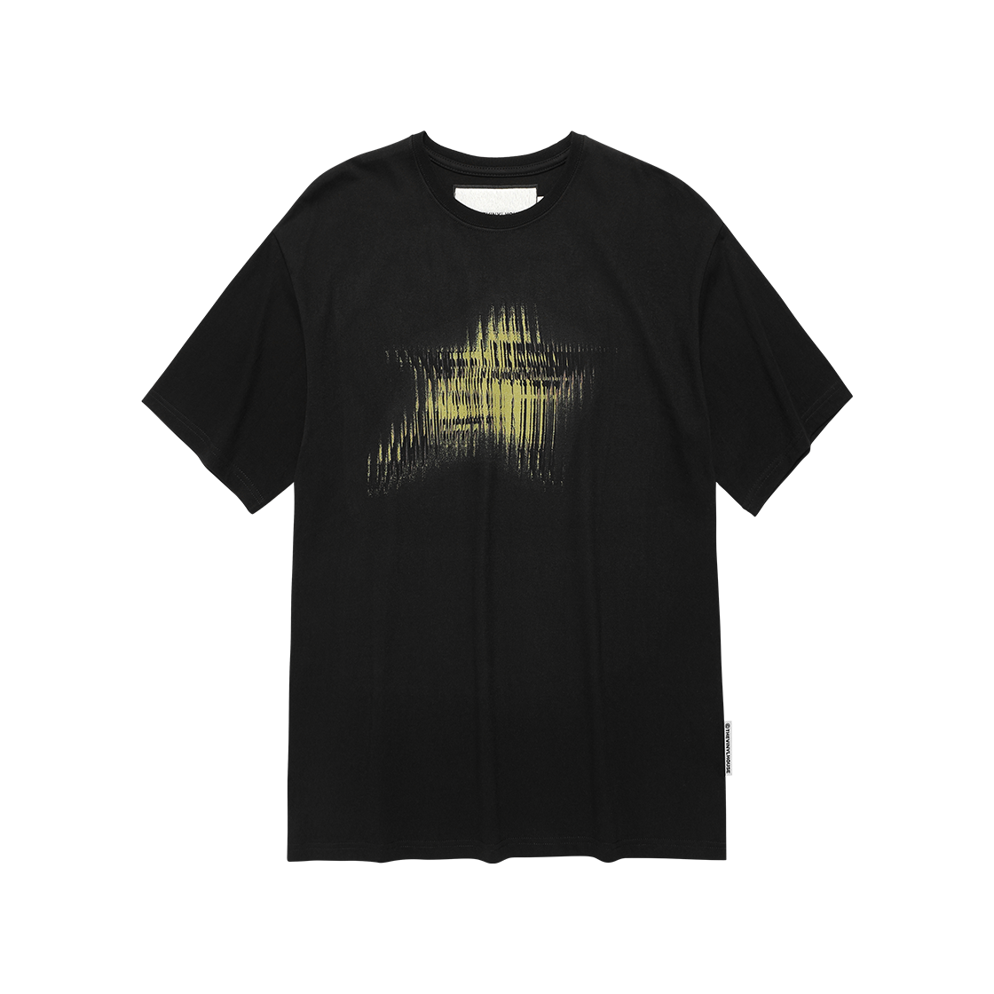 더바이닐하우스 블러 스타 티셔츠 블랙(Thevinylhouse Blur Star Tee Black)