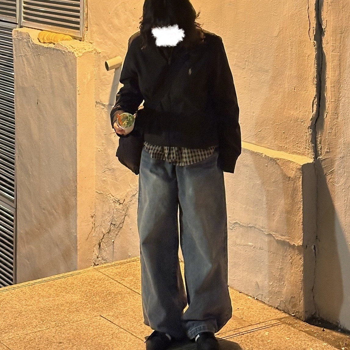 [20% 적립] Polo Ralph Lauren Bi Swing Windbreaker Lined Jacket Black - 25SS, Adidas Superstar Core Black White 착용 스타일 - 3