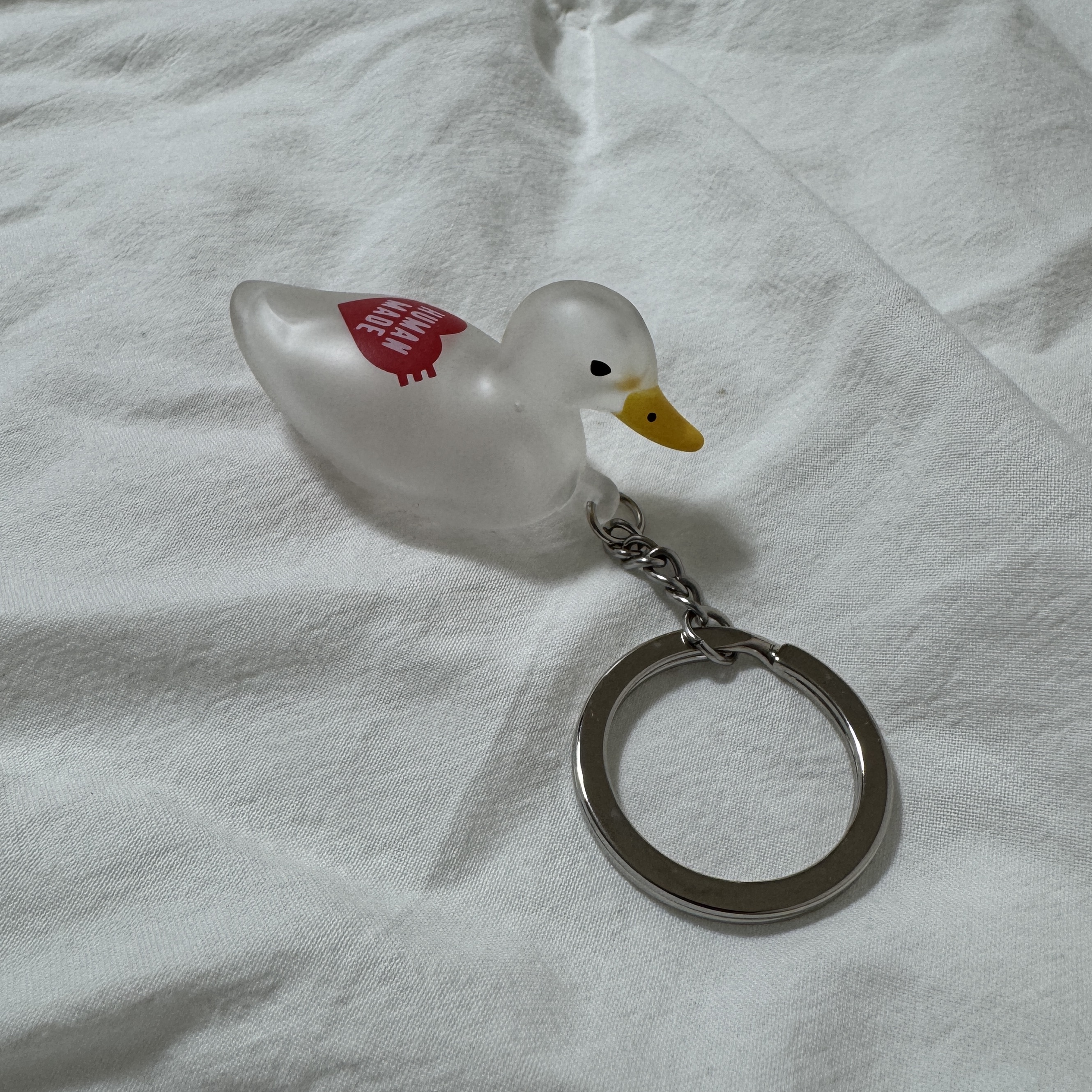 Human Made Duck PVC Key Chain Clear 착용 스타일 - 4