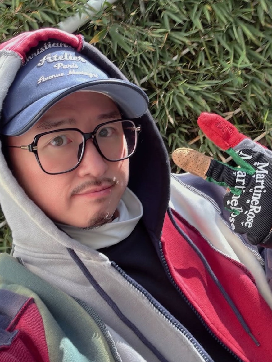 Palace Patch Me Up Zip Hood Multi Brights - 24FW, Nike Air More Uptempo Obsidian 착용 스타일 - 2
