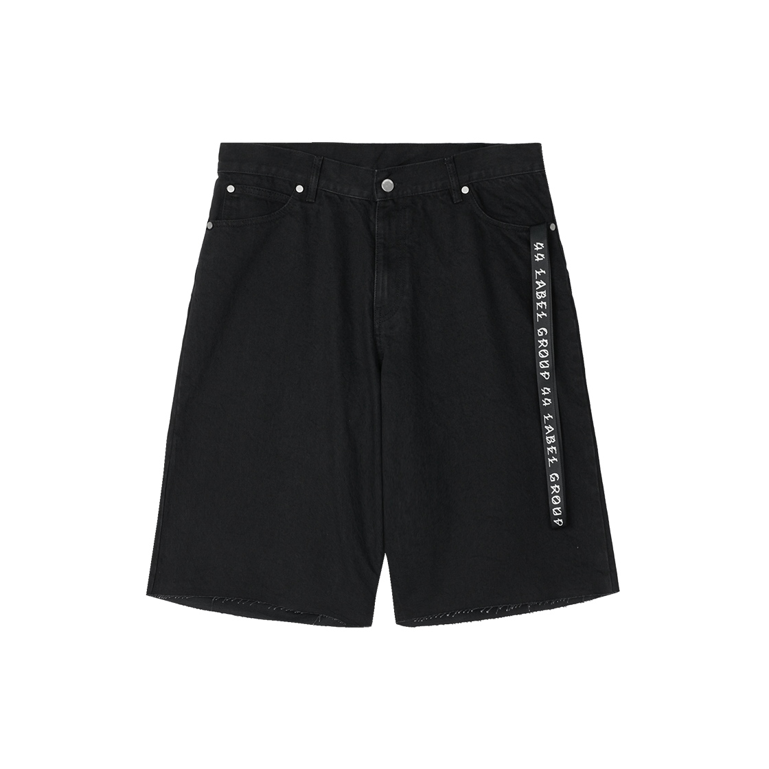 KM5BPASFL13BK 44 Label Group Pappas Short Black - 25SS