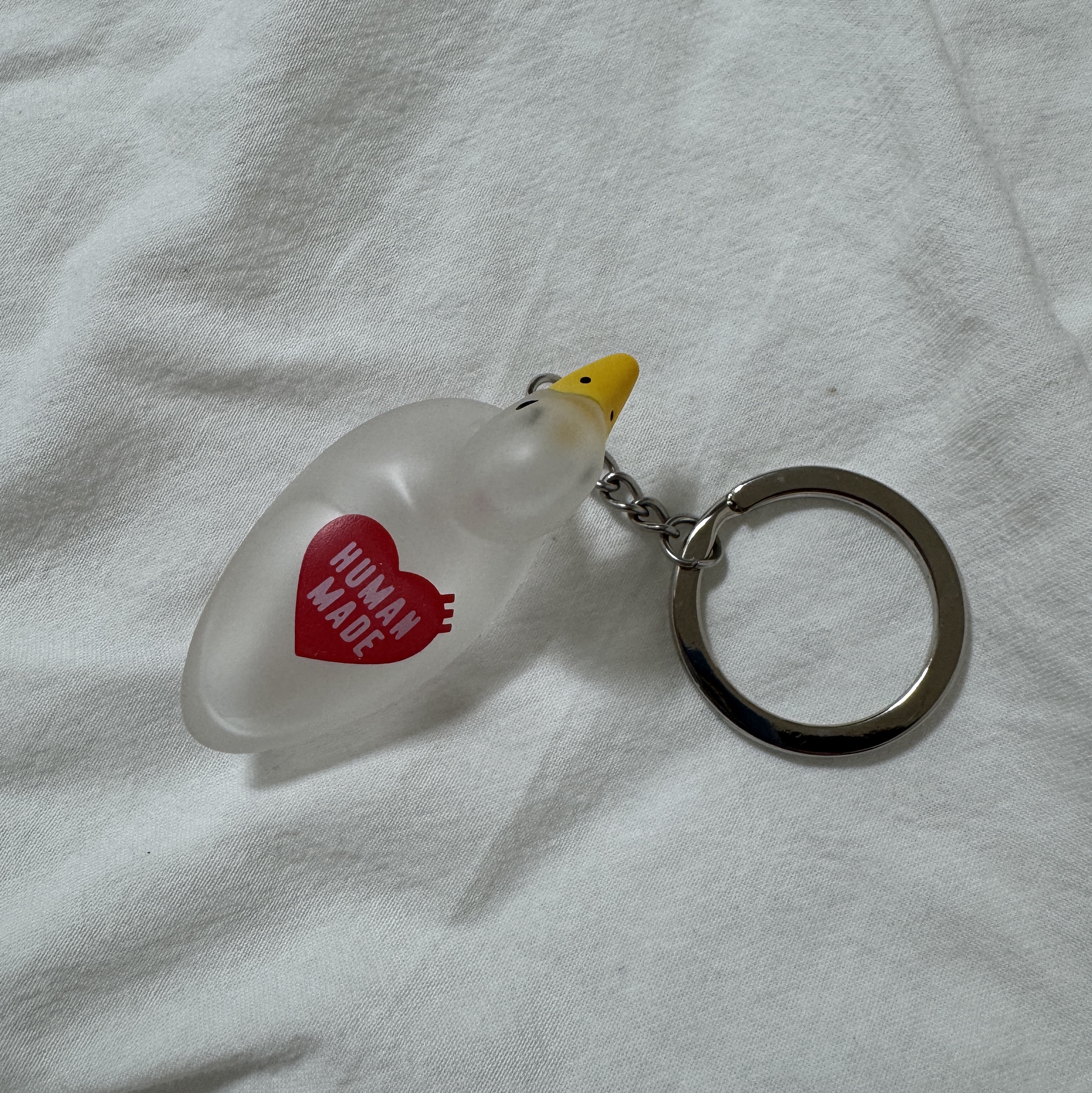 Human Made Duck PVC Key Chain Clear 착용 스타일 - 5