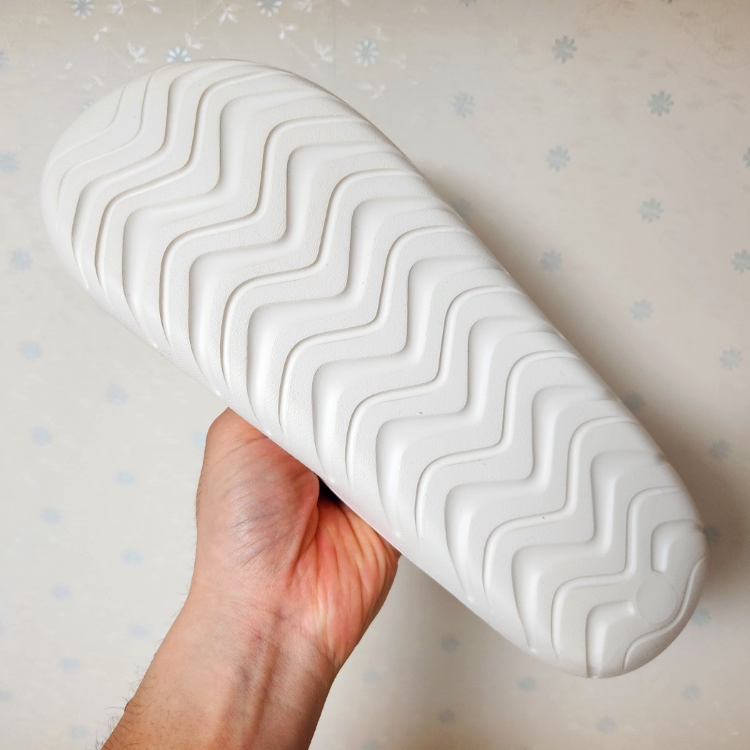 Adidas Adicane Flip Flop Cream White 착용 스타일 - 3